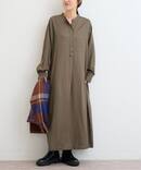 《WEB限定》レーヨンツイルロングワンピース
