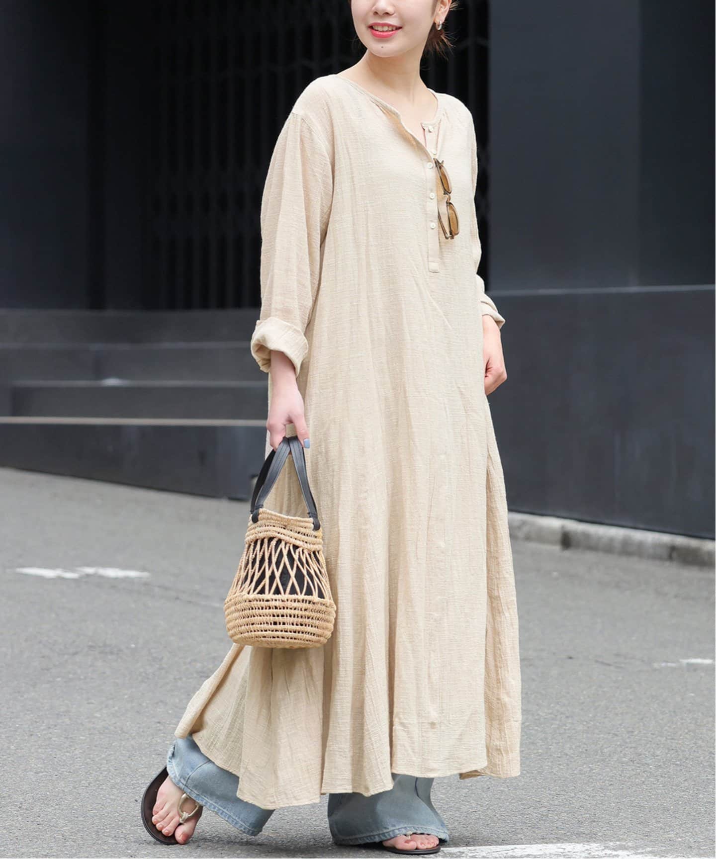 JOURNAL STANDARD relume コットンレース切替ワンピース JOURNAL STANDARD relume コットンレース切替ワンピース