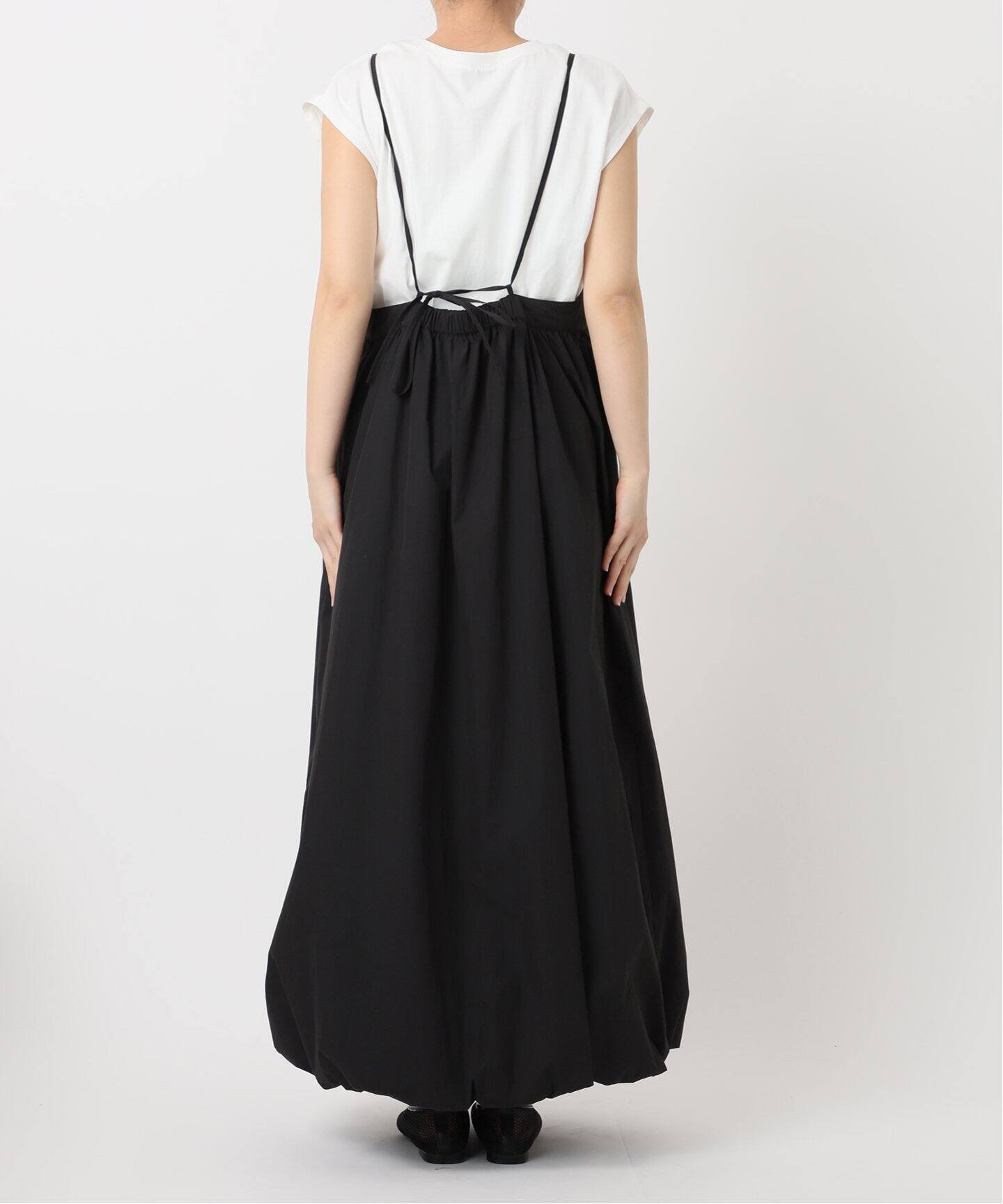 Apart by 新品・未使用タグ付き バルーンキャミワンピース 2枚セット］フレンチスリーブT付きバルーンキャミワンピース