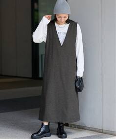 ヘリンボンジャンパースカート（ワンピース）｜JOURNAL STANDARD 