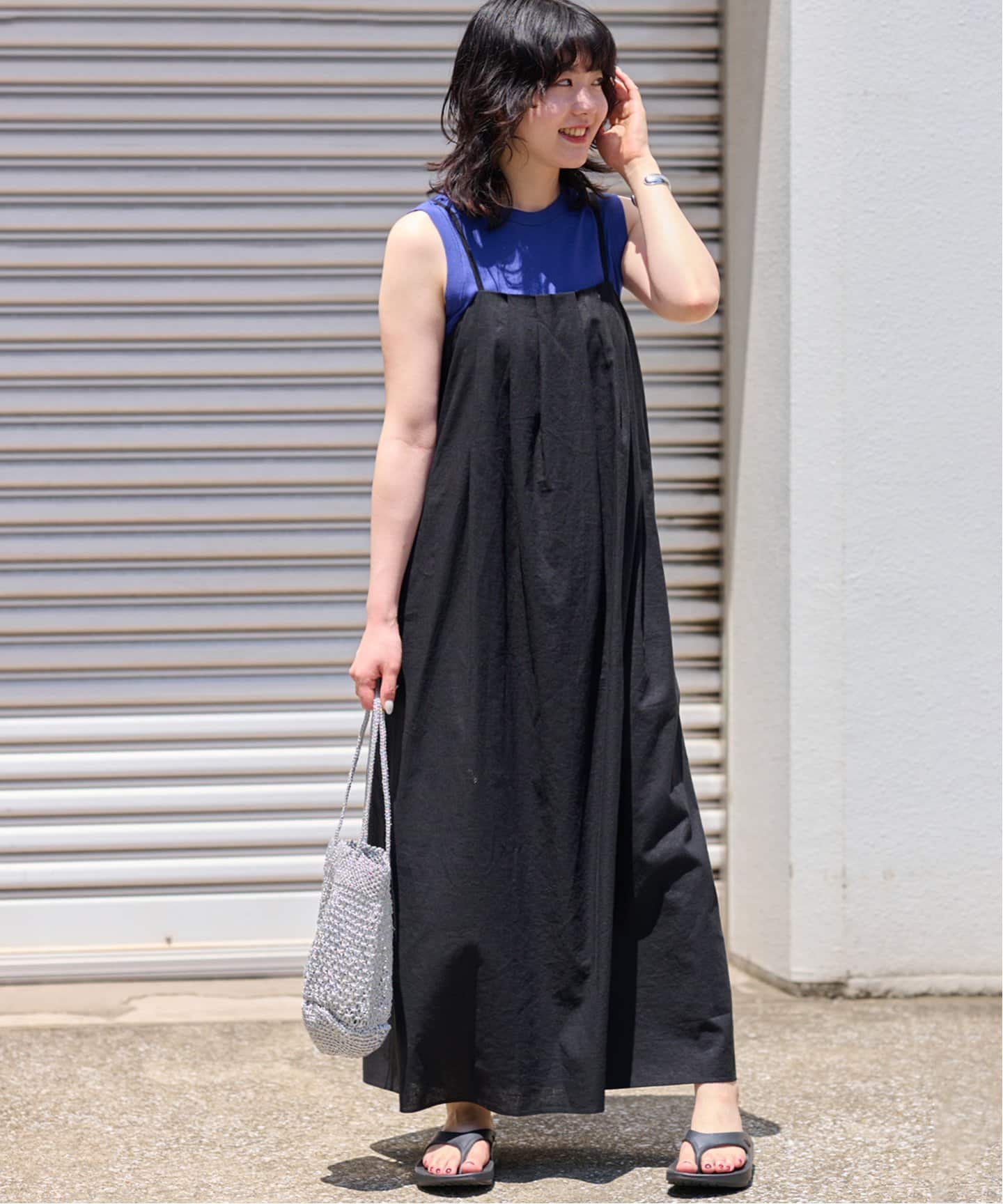 リネンコットンタックキャミワンピース（ワンピース）｜JOURNAL