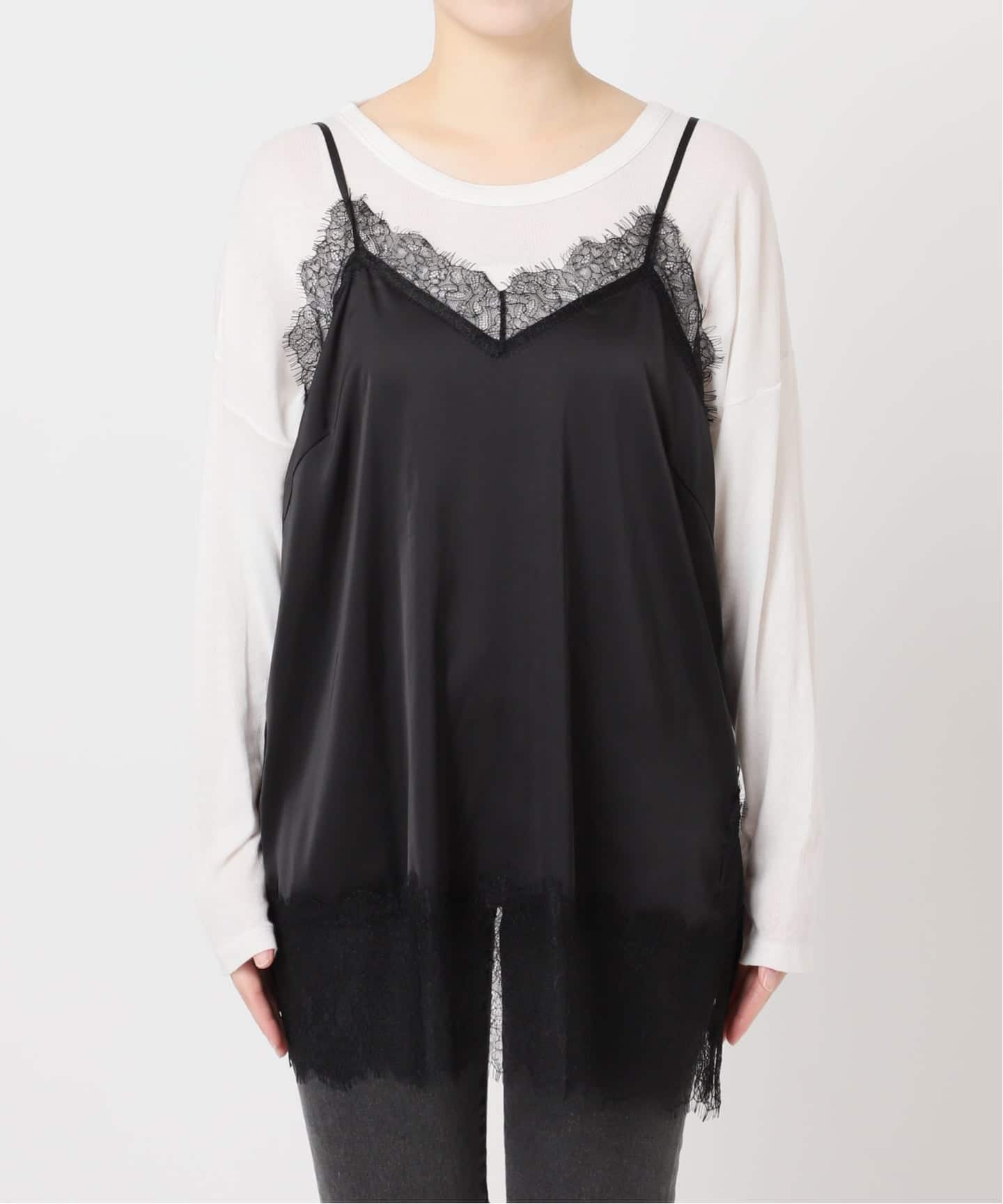 サテンレースキャミチュニック（キャミソール）｜JOURNAL STANDARD