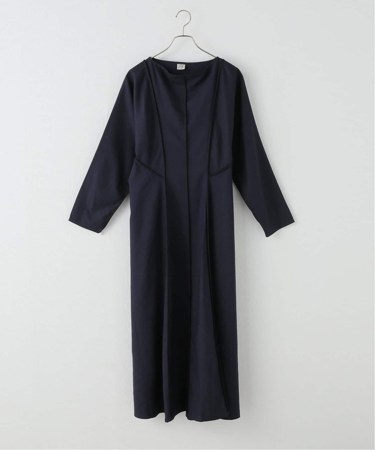 WEB限定》HOLIDAY/ホリデイ SUPER RIB PADDED SHOULDER L/S DRESS