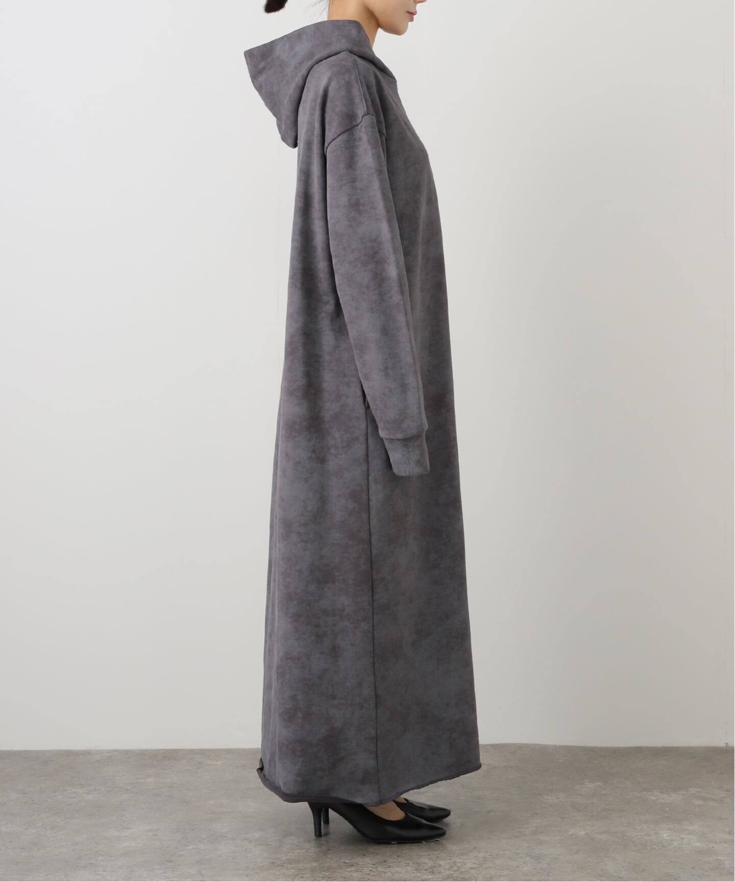 PROVOKE/プロヴォーク】pigmented hoodie dress（ワンピース