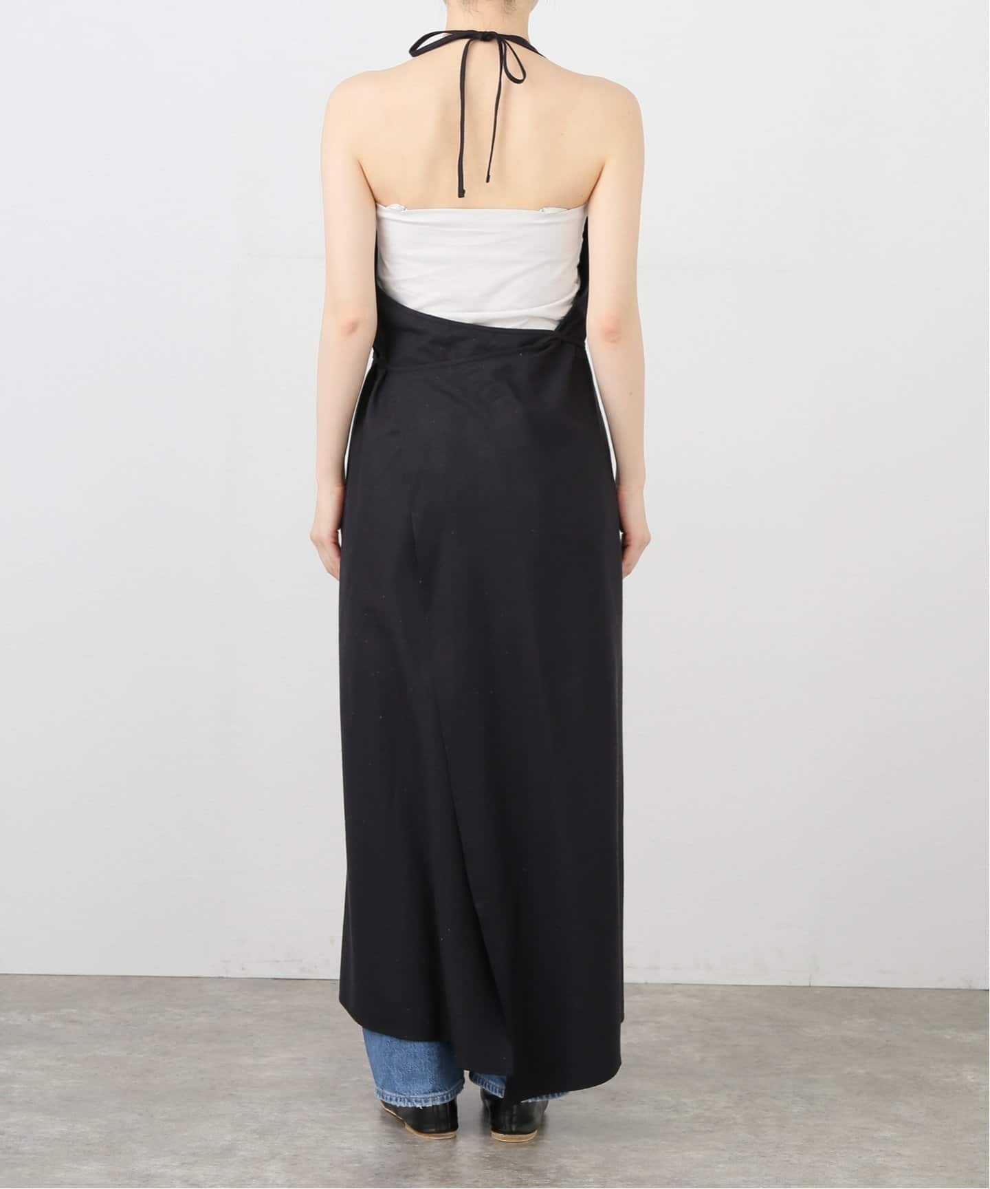 BASERANGE/ベースレンジ】CHAIN APRON DRESS（ワンピース）｜EMILY