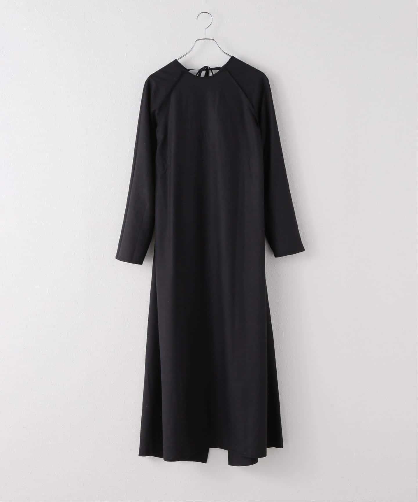 BASERANGE/ベースレンジ】LONG SLEEVE APRON DRESS / DRLSA-WS