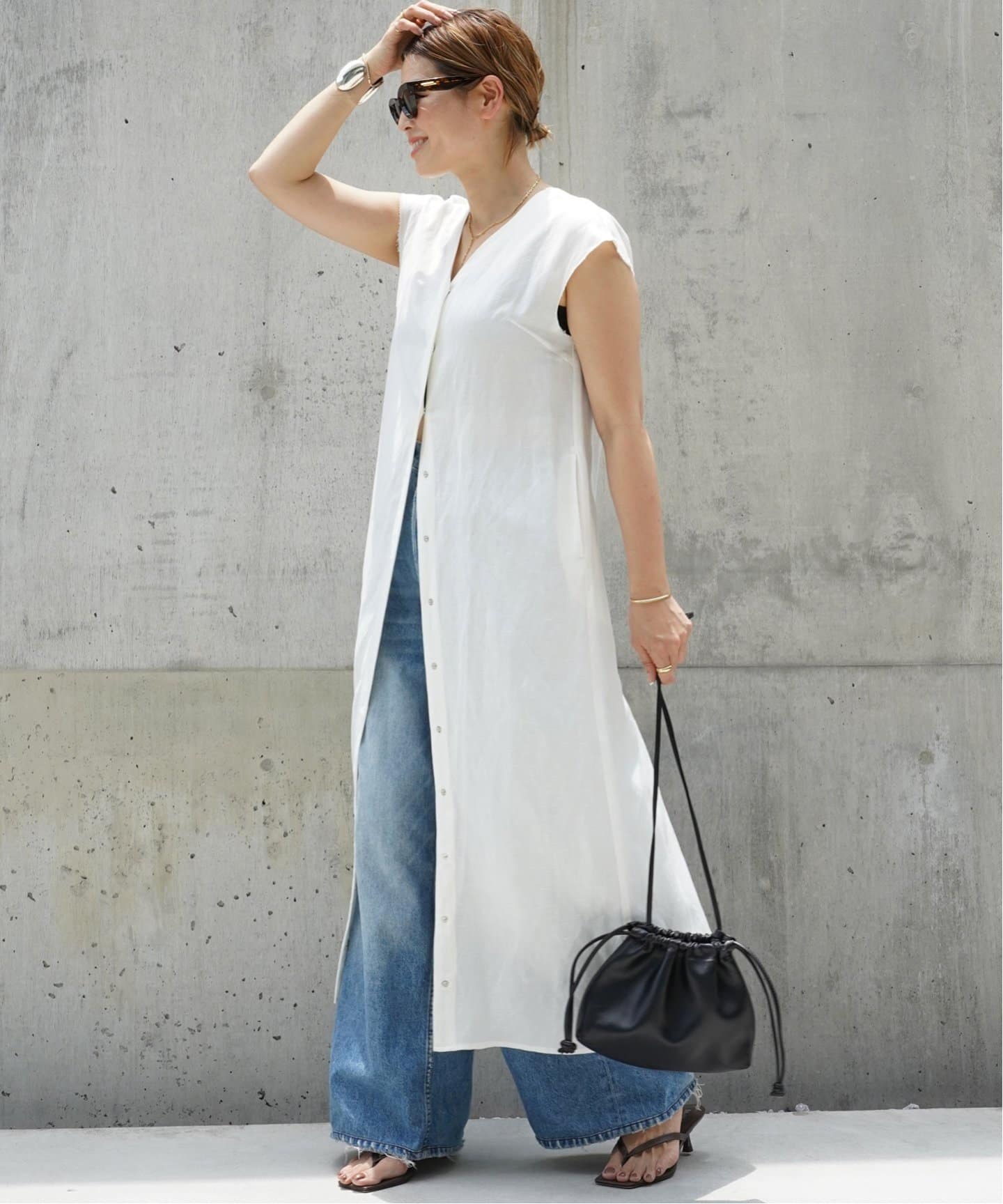 CELERI ワンピース 「CELERI/セルリ」BACK スリットワンピース