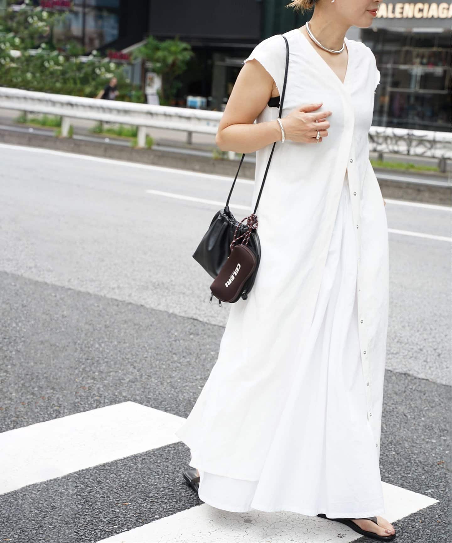 セルリ　ワンピース CELERI/セルリ】Sleeveless ワンピース（ワンピース）｜Deuxieme