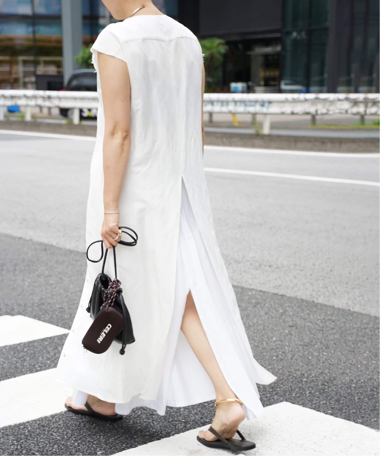 【CELERI/セルリ】AMERICAN SLEEVE ワンピース CELERI/セルリ】Sleeveless ワンピース（ワンピース）｜Deuxieme