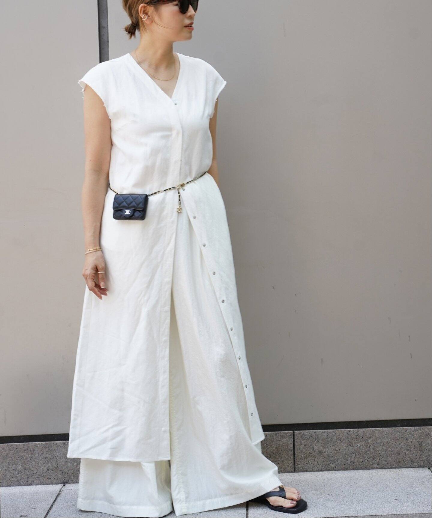 ドゥーズィーエムクラス（セルリ） リネンワンピース ドゥーズィーエムクラス（セルリ） リネンワンピース CELERI