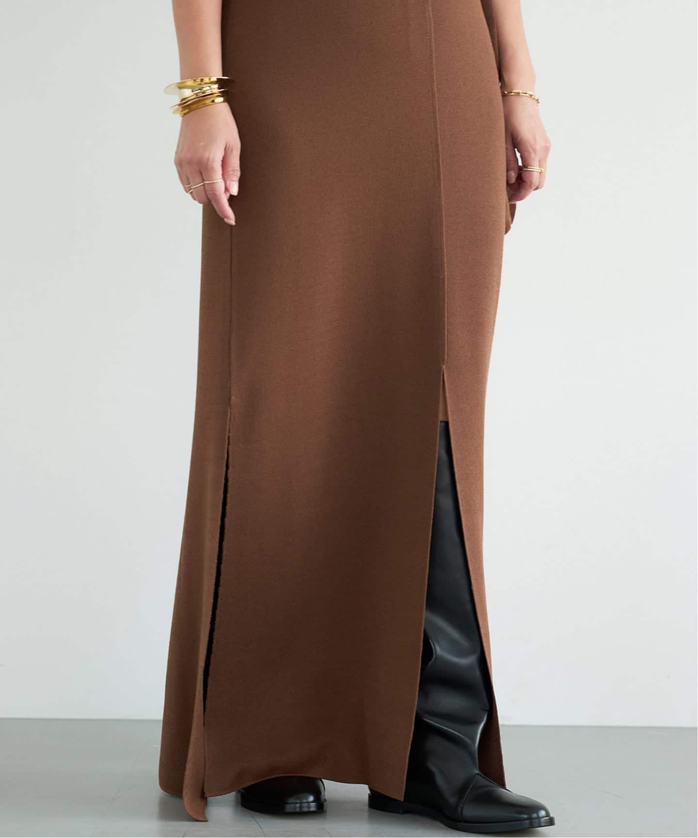 【Deuxieme Classe】BACK スリットワンピース【美品】 CELERI/セルリ】BACK スリットワンピース（ワンピース
