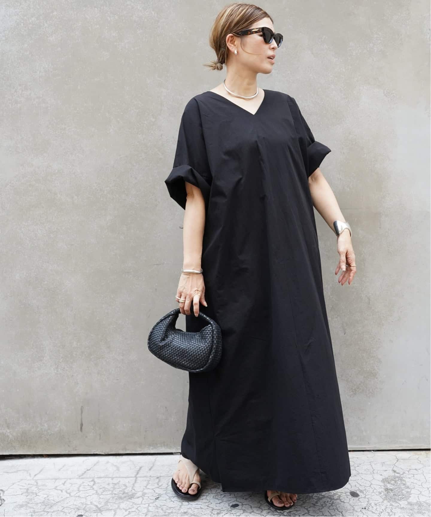◆送料・関税込み◆Sea N.Y バブルヘム Vネックワンピース CELERI Vネック ワンピース(ワンピース)|Deuxieme Classe
