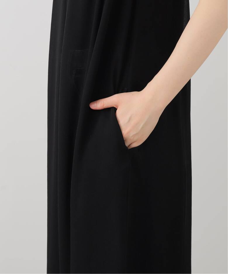 トリアセシフォン Vネック ワンピース（ワンピース）｜Deuxieme Classe  