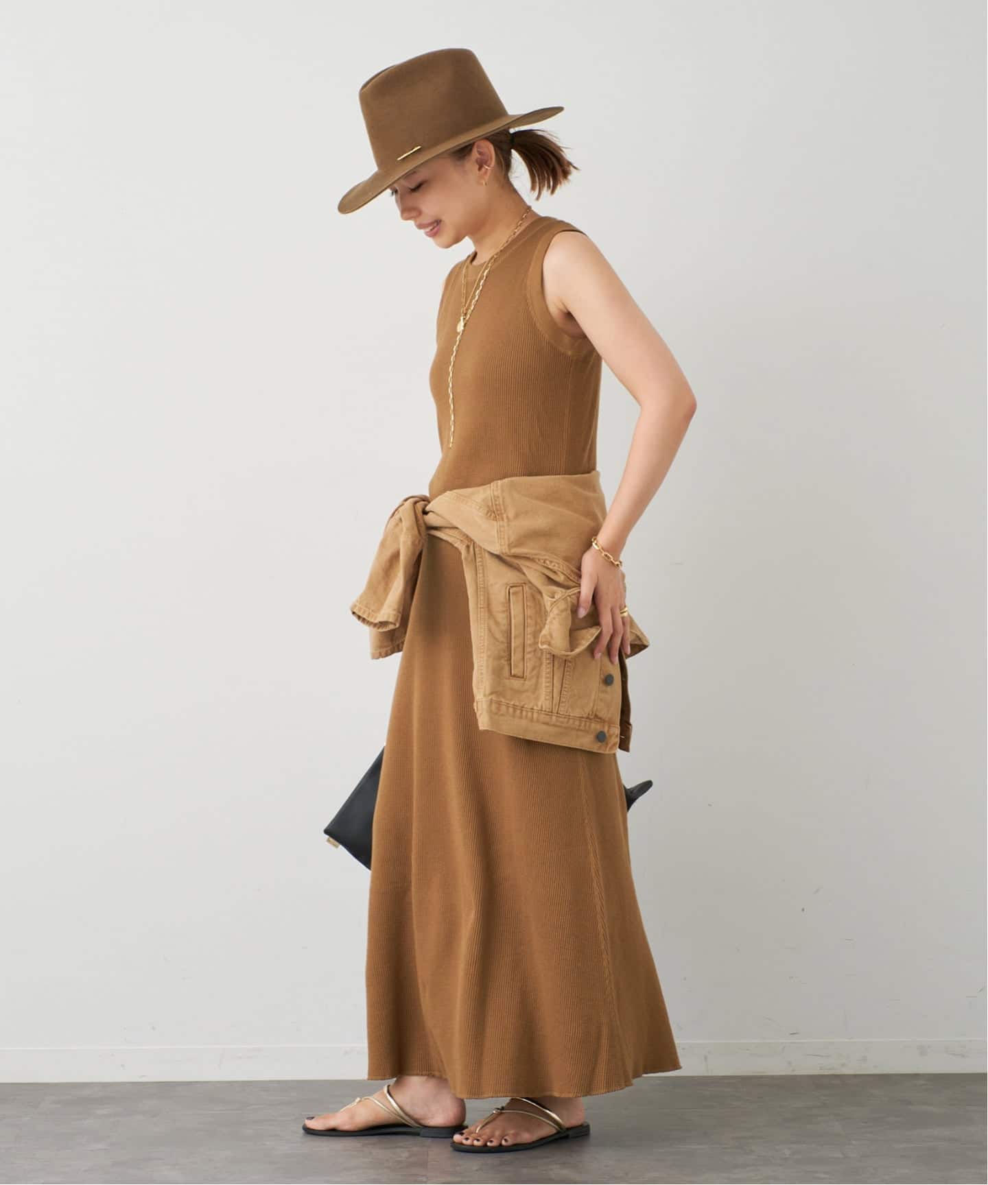 ドゥーズィエムクラス　2024SS thermal flare ワンピース thermal フレアワンピ―ス（ワンピース）｜Deuxieme Classe