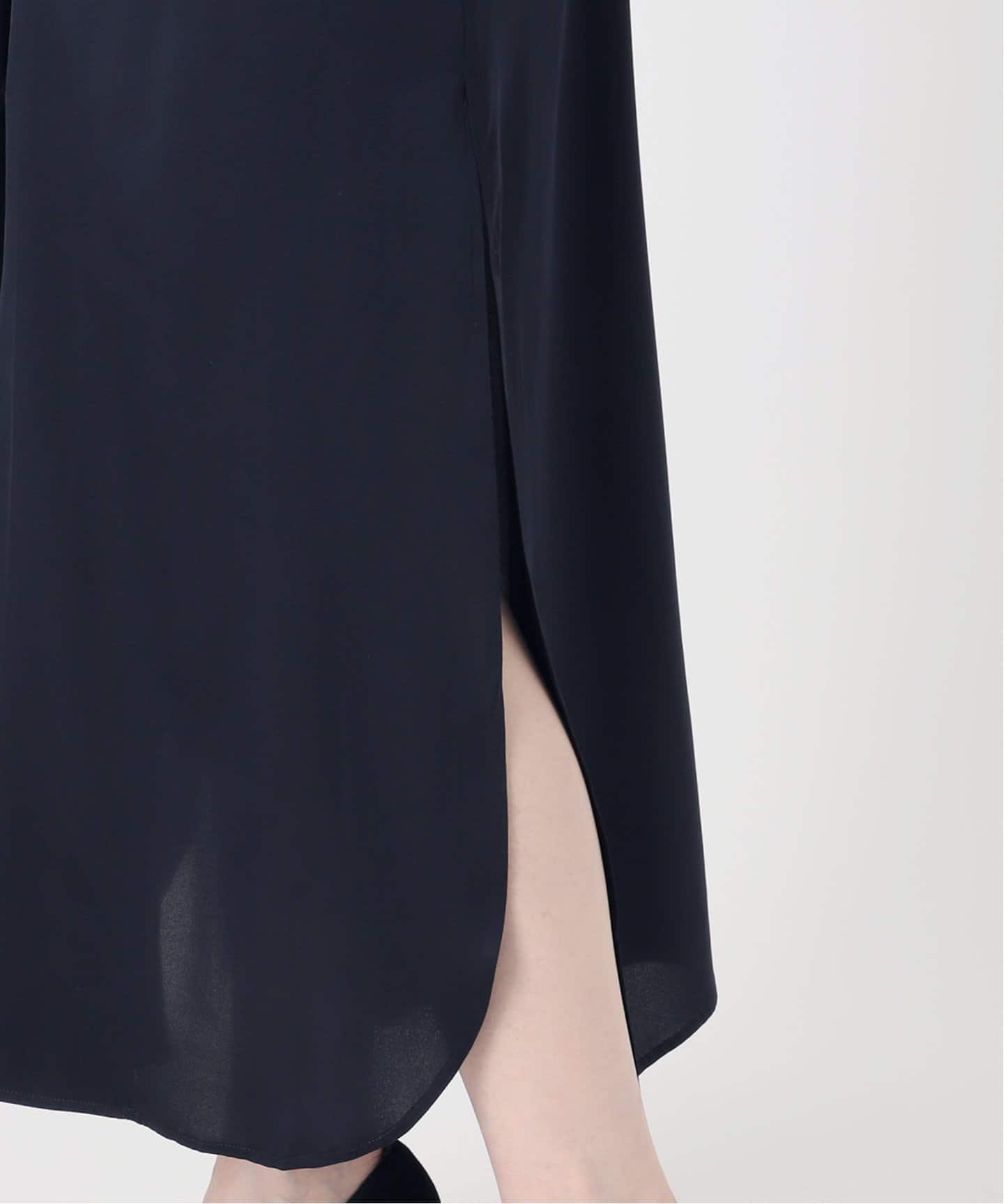 SILK SATIN ロング ワンピース（ワンピース）｜Deuxieme Classe