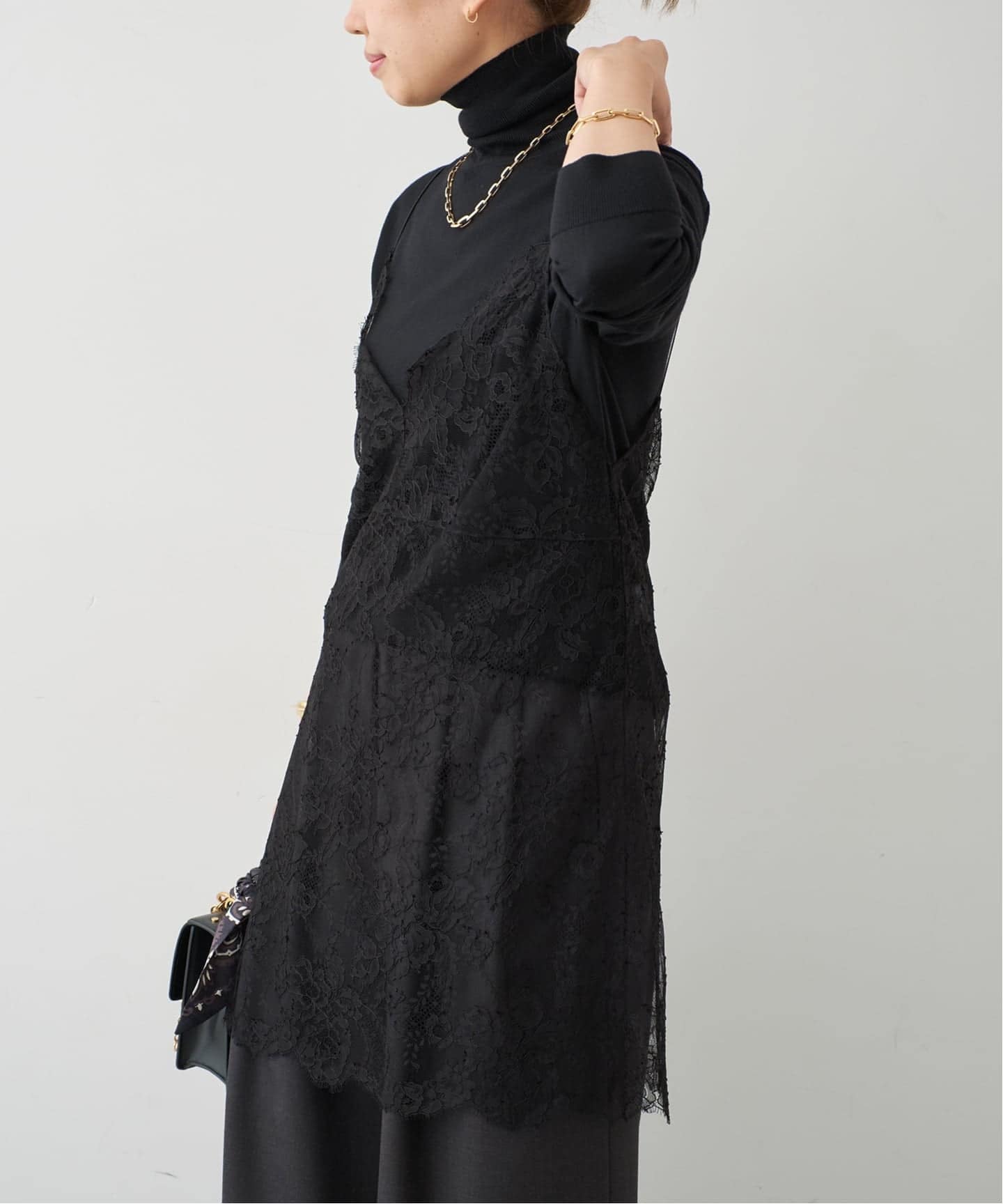 未使用　 Deuxieme Classe Sophie キャミソール 黒 Deuxieme Classe（ドゥーズィエムクラス）の「* SHARK