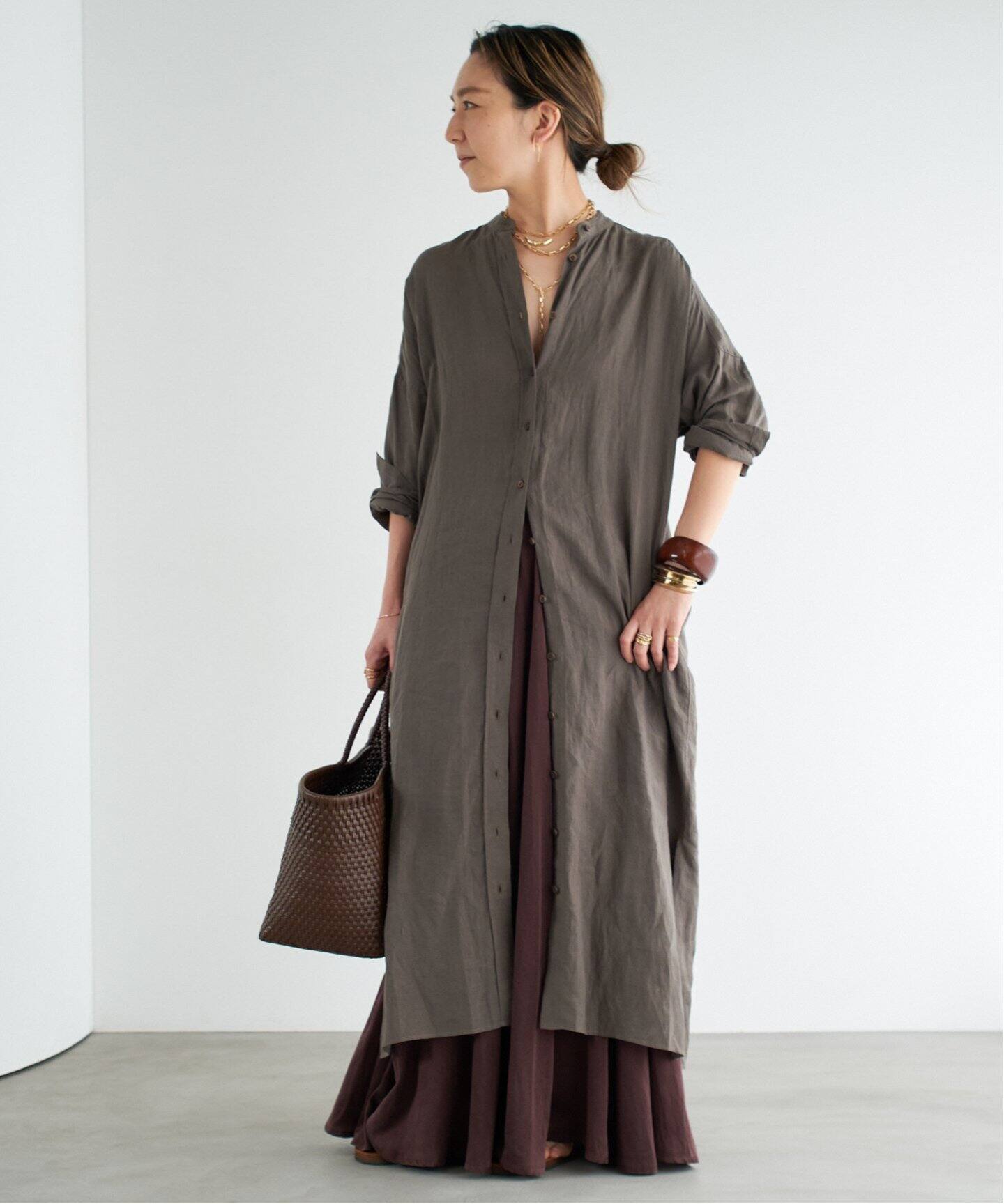 Linen ワンピース（ワンピース）｜Deuxieme Classe（ドゥーズィエム  