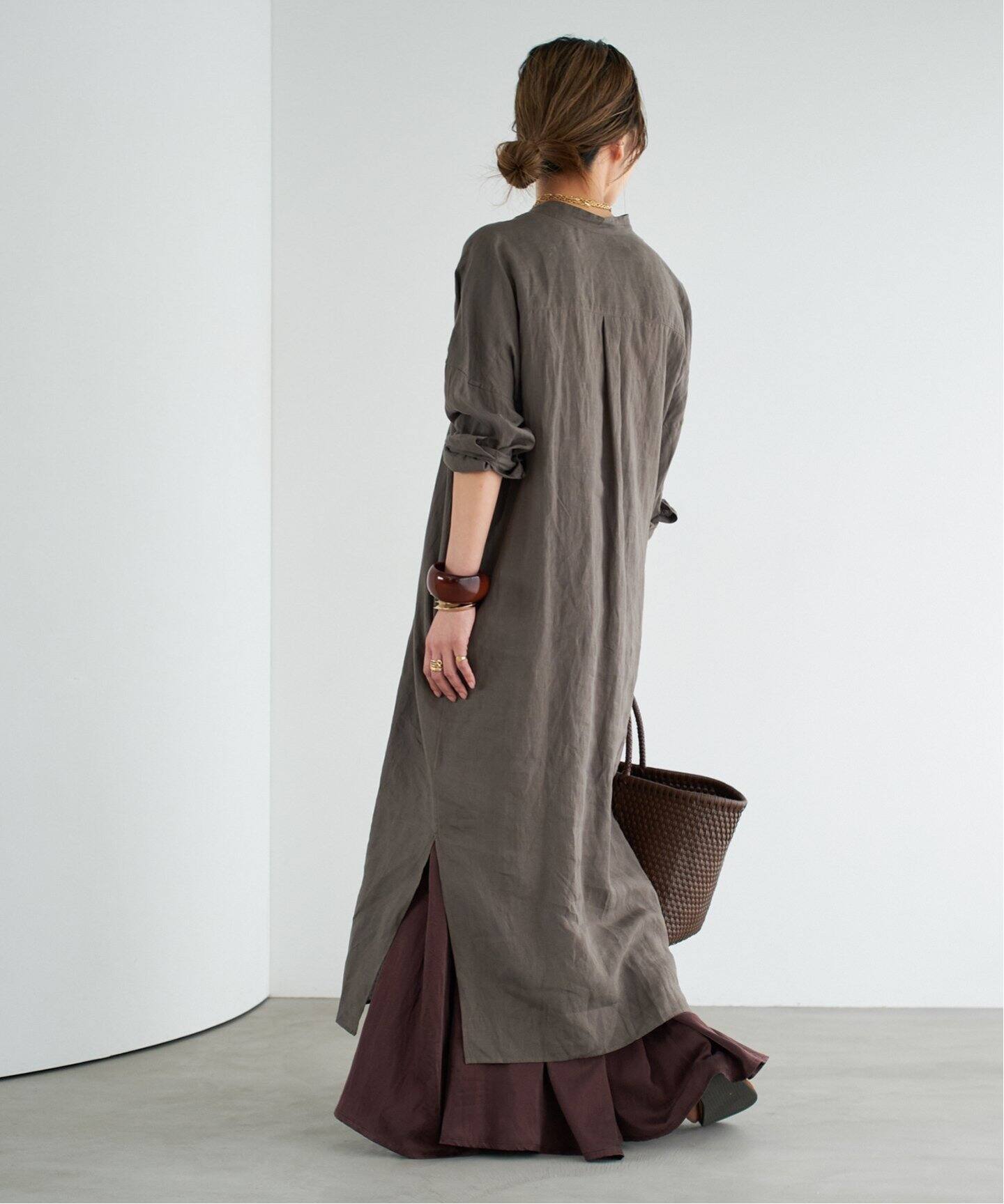 Linen ワンピース（ワンピース）｜Deuxieme Classe（ドゥーズィエム  