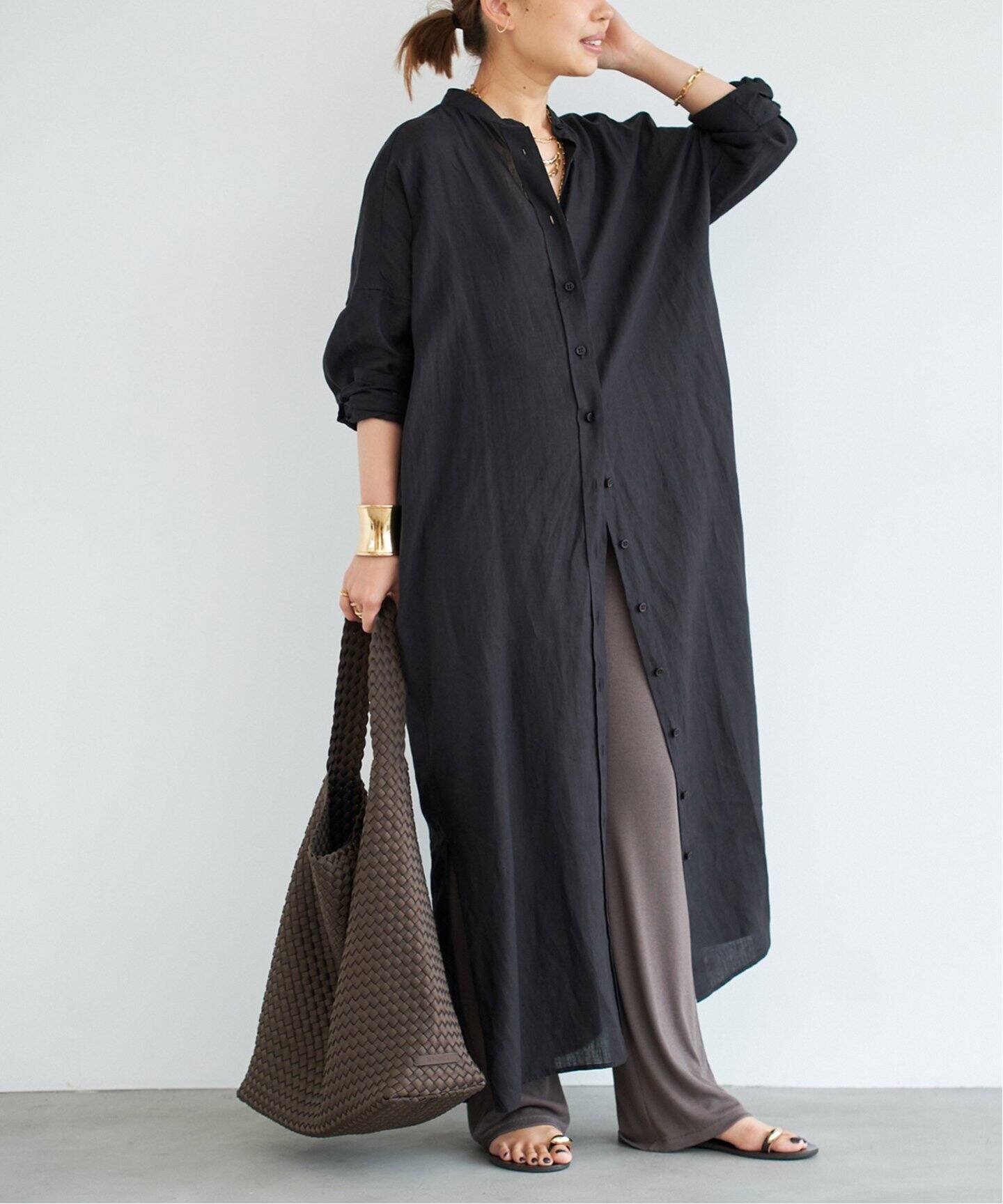 Linen ワンピース（ワンピース）｜Deuxieme Classe（ドゥーズィエム 