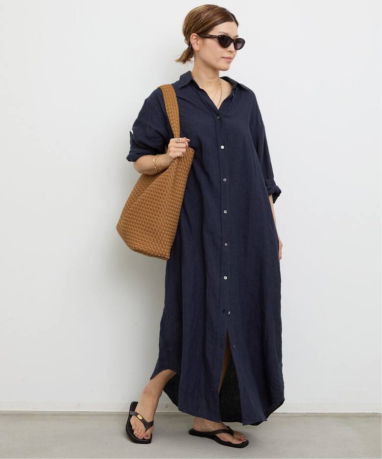 LInen シャツドレス（ワンピース）｜Deuxieme Classe（ドゥーズィエム 