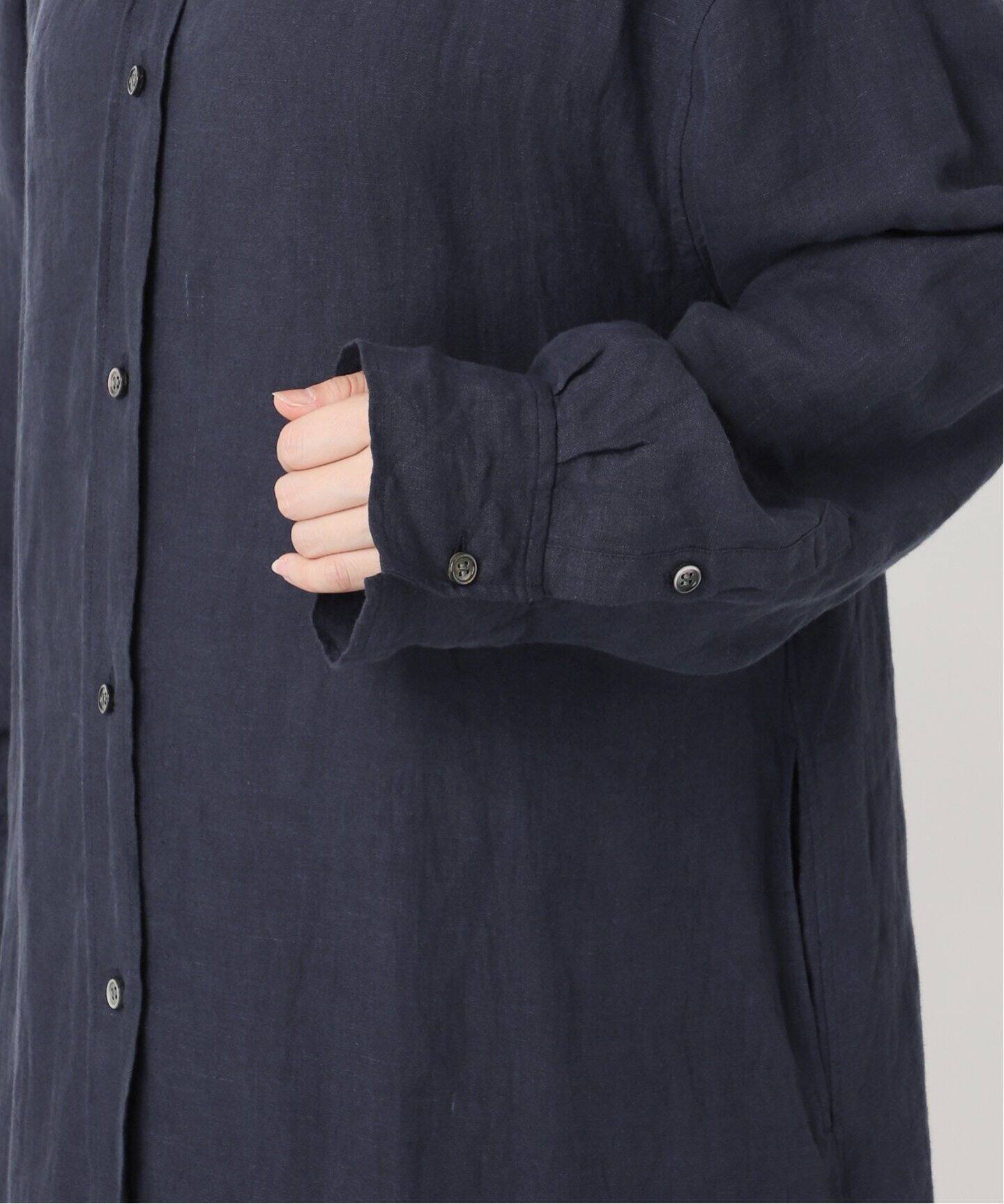 LInen シャツドレス（ワンピース）｜Deuxieme Classe