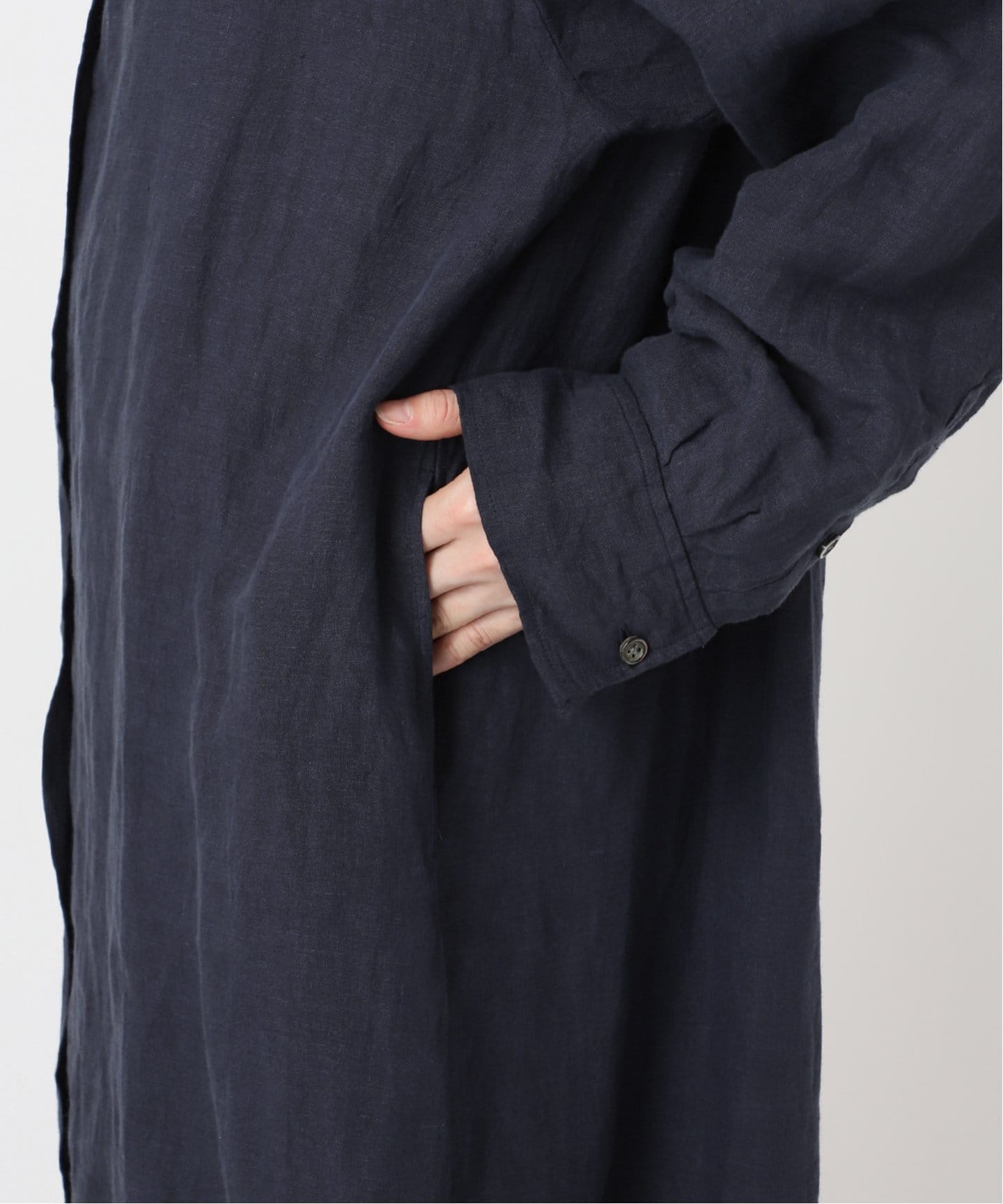Deuxieme Classe 2025 未使用　LInen シャツドレス Deuxieme Classe 2025 未使用 LInen シャツドレス - メルカリ