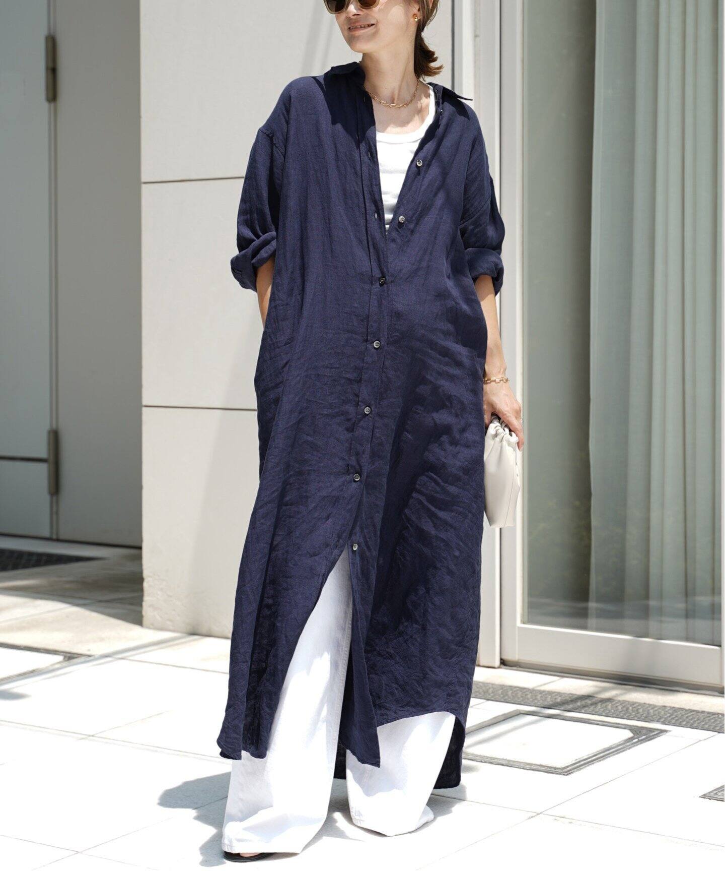 LInen シャツドレス（ワンピース）｜Deuxieme Classe（ドゥーズィエム 