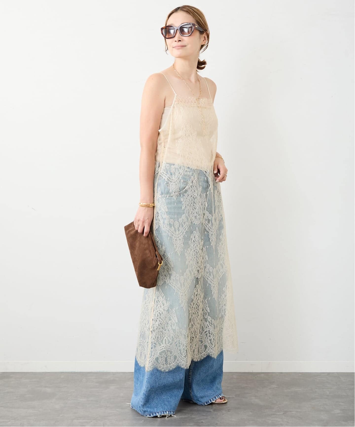 Deuxieme Classe Lace Camisole ドレス Lace Camisole ドレス（ワンピース）｜Deuxieme Classe