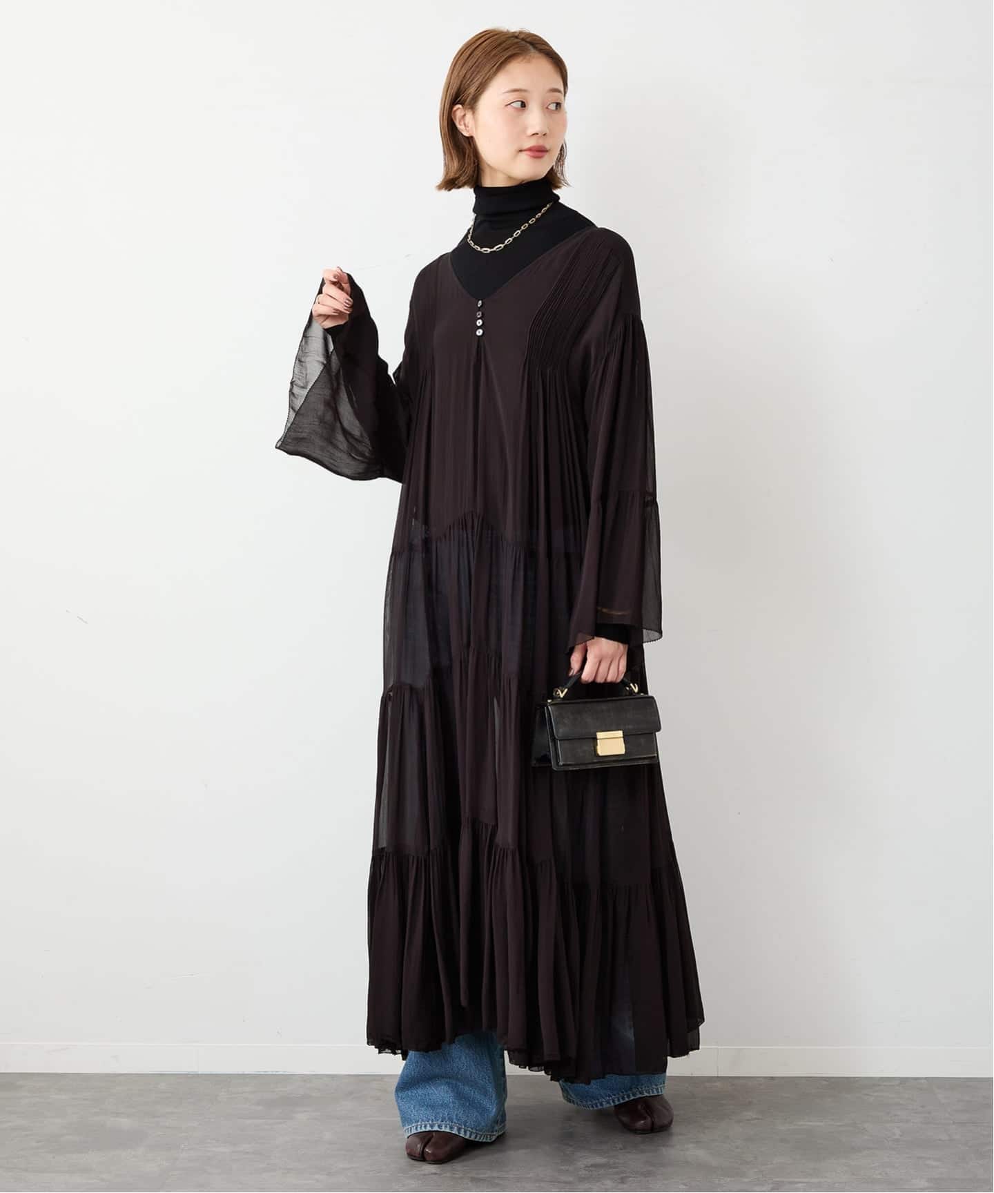 Sheer Boho ドレス（ワンピース）｜Deuxieme Classe（ドゥーズィエム