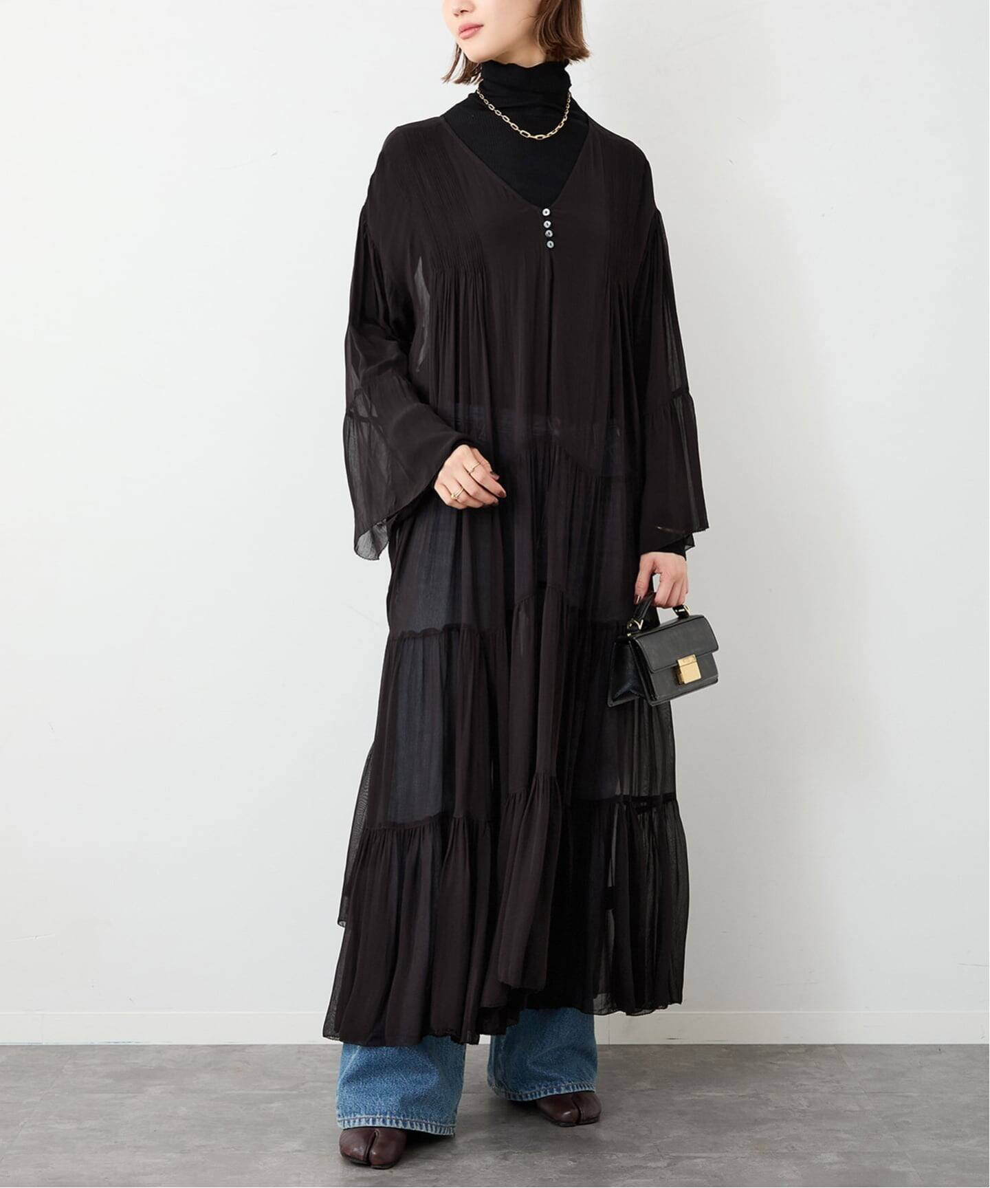 Sheer Boho ドレス（ワンピース）｜Deuxieme Classe（ドゥーズィエム 
