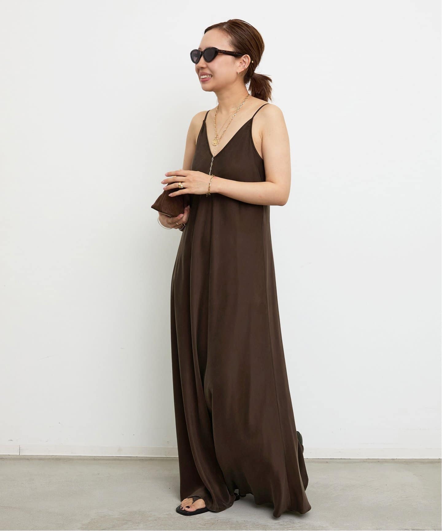 予約》*Cu/R Camisole ドレス（ワンピース）｜Deuxieme Classe
