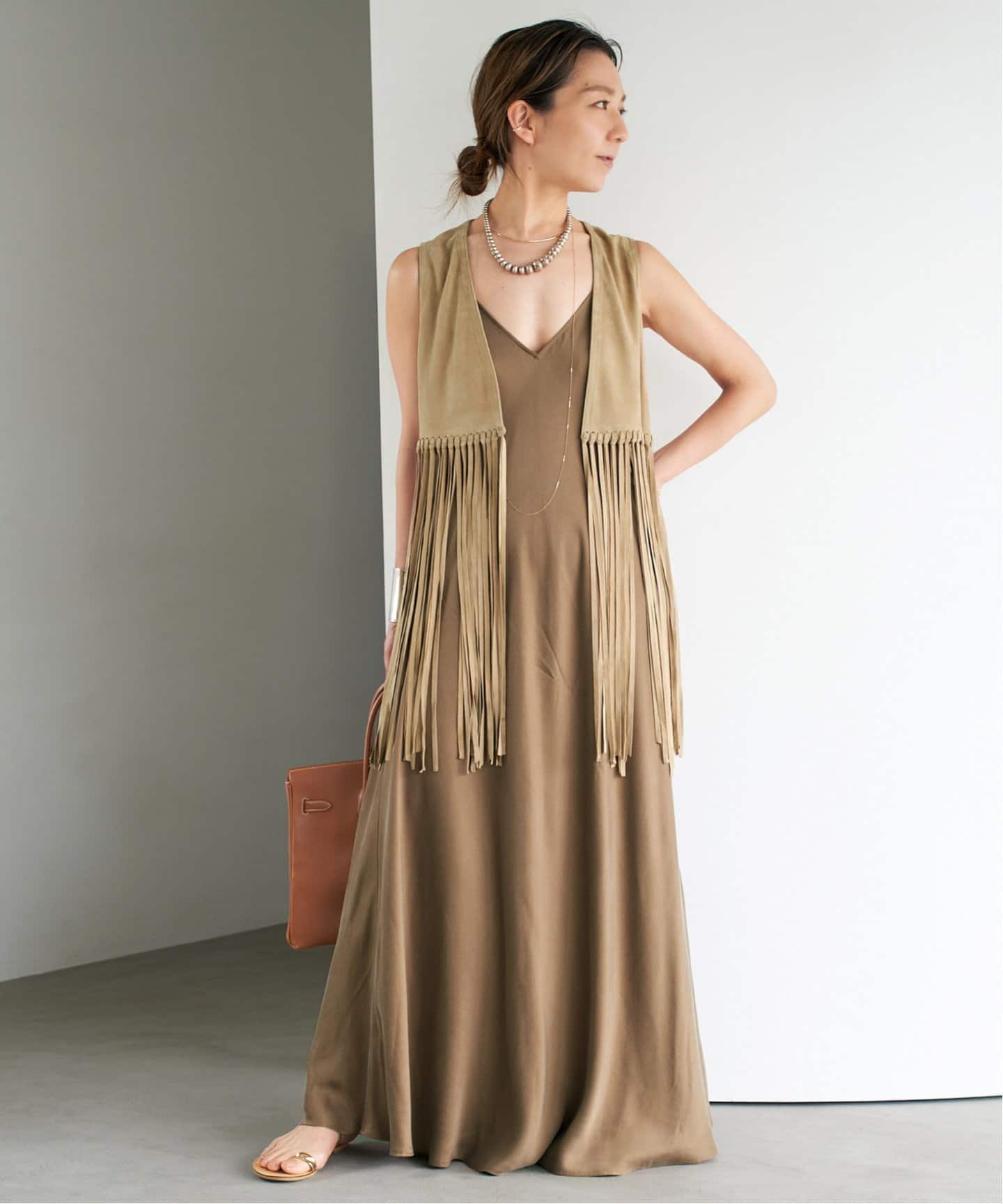 deuxieme classe camisole dress 36 カーキ - メルカリ
