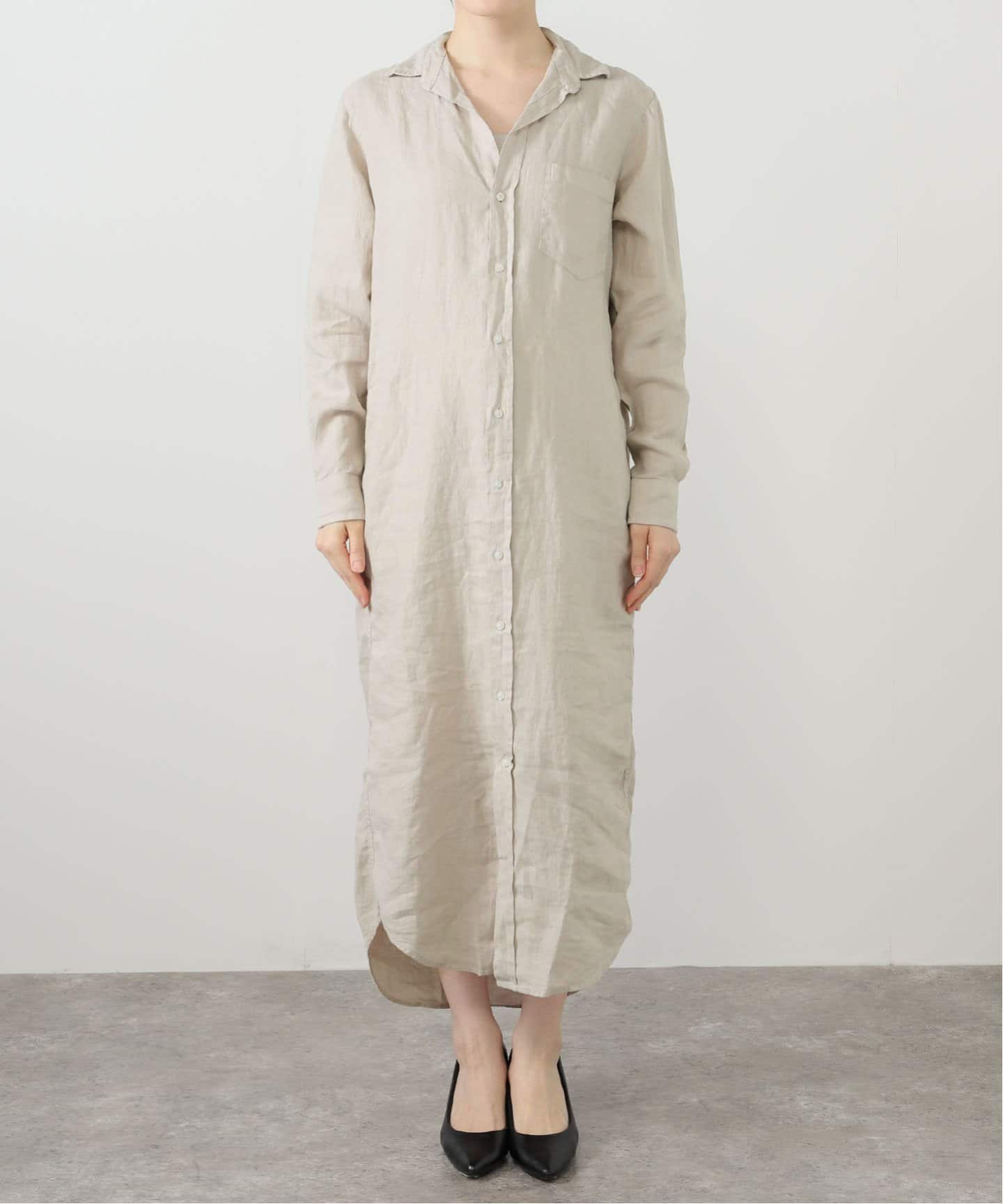 セール(SALE)開催中！ファッション通販 FRANK&EILEEN/フランクアンドアイリーン】RORY/WASHED LINEN ワンピース