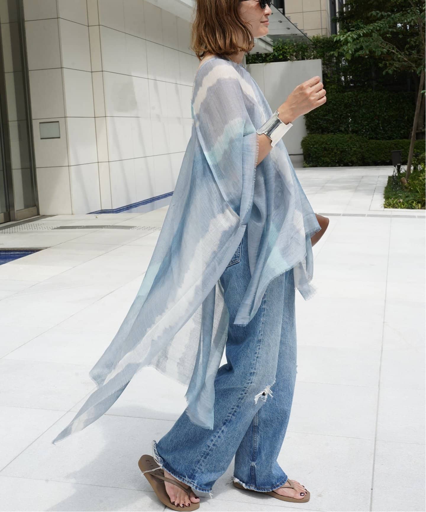 ドゥーズィエムクラス 購入　MARE DI LATE ワンピース MARE DI LATTE/マレ・ディ・ラテ】RAFAELE SHORT PONCHO