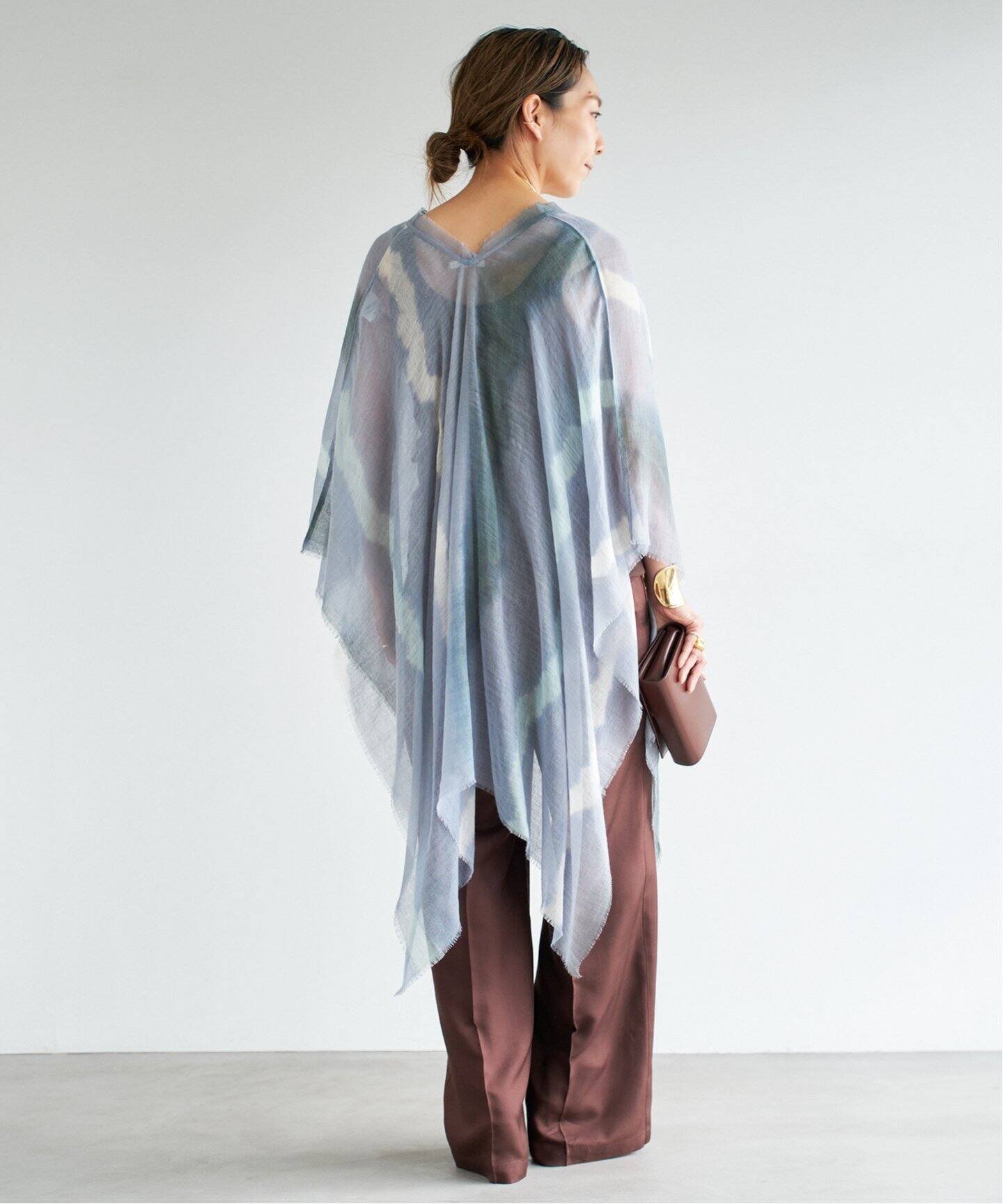 ドゥーズィエムクラス 購入　MARE DI LATE ワンピース MARE DI LATTE/マレ・ディ・ラテ】RAFAELE SHORT PONCHO