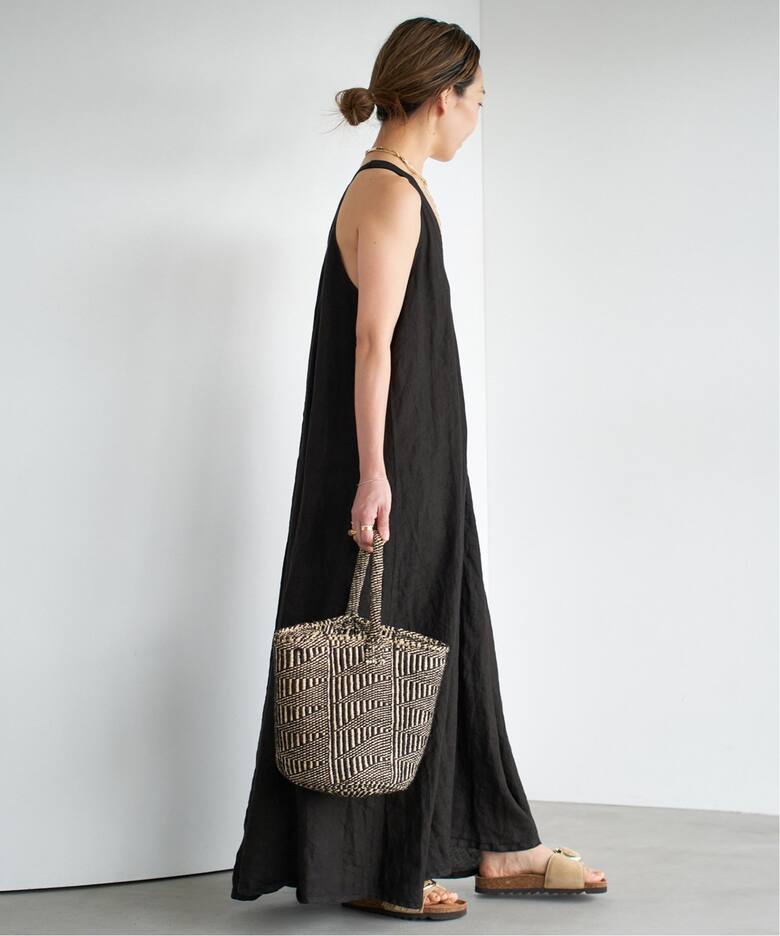 JOIN CLOTHES/ジョインクローズ】LINES STRING DRESS（ワンピース  