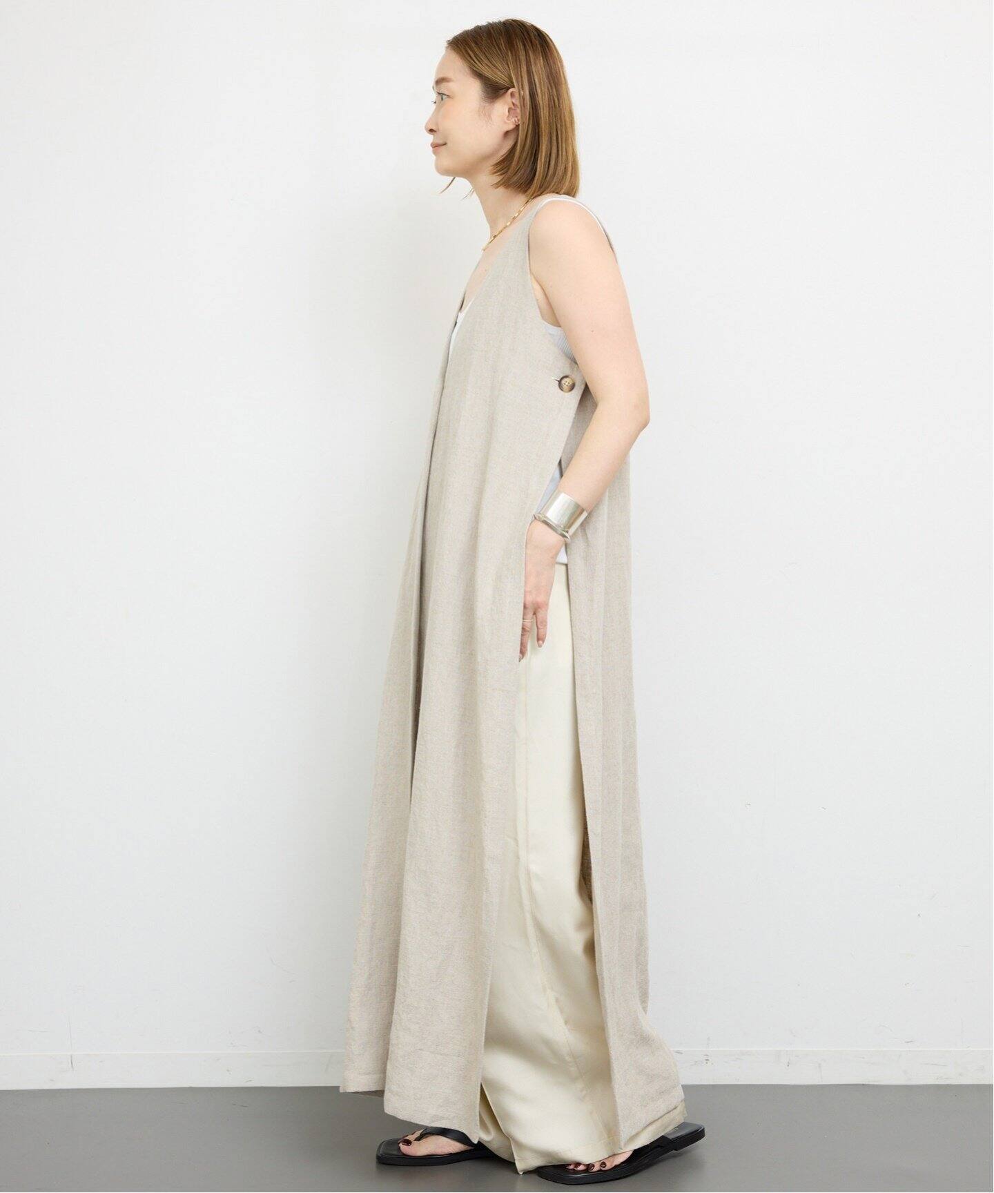 Deuxieme Classe ドゥーズィエムクラス　ベージュ　ワンピース Deuxieme Classe ドゥーズィエム クラス ワンピース ベージュ