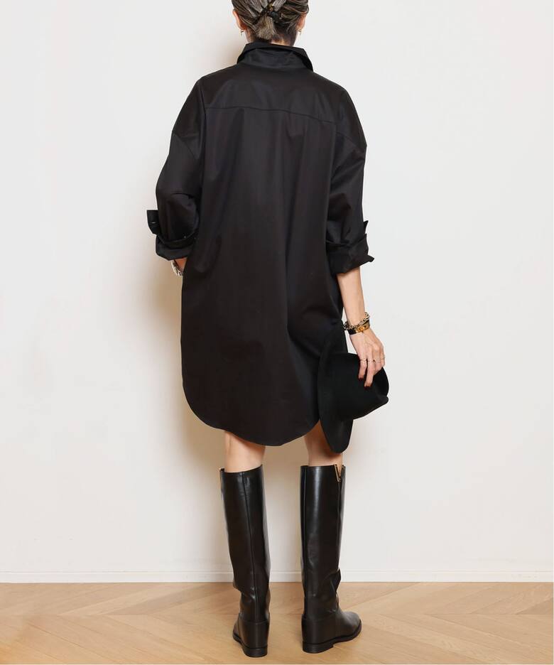 Col Pierrot/コルピエロ】Shirts ワンピース（BLACK）（シャツ 