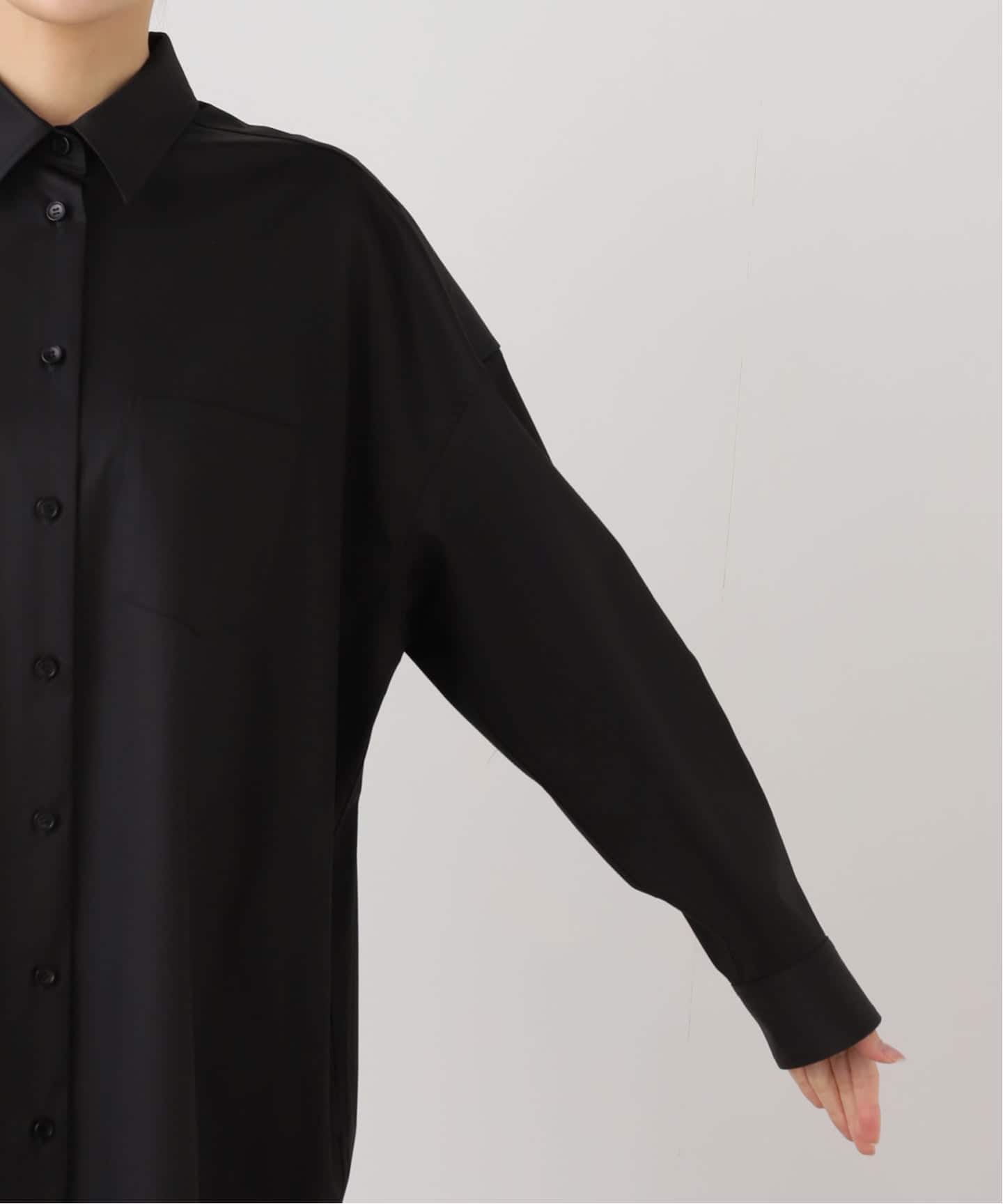 【Col Pierrot/コルピエロ】Shirts ワンピース（BLACK） Col Pierrot/コルピエロ】Shirts ワンピース（BLACK）（シャツ
