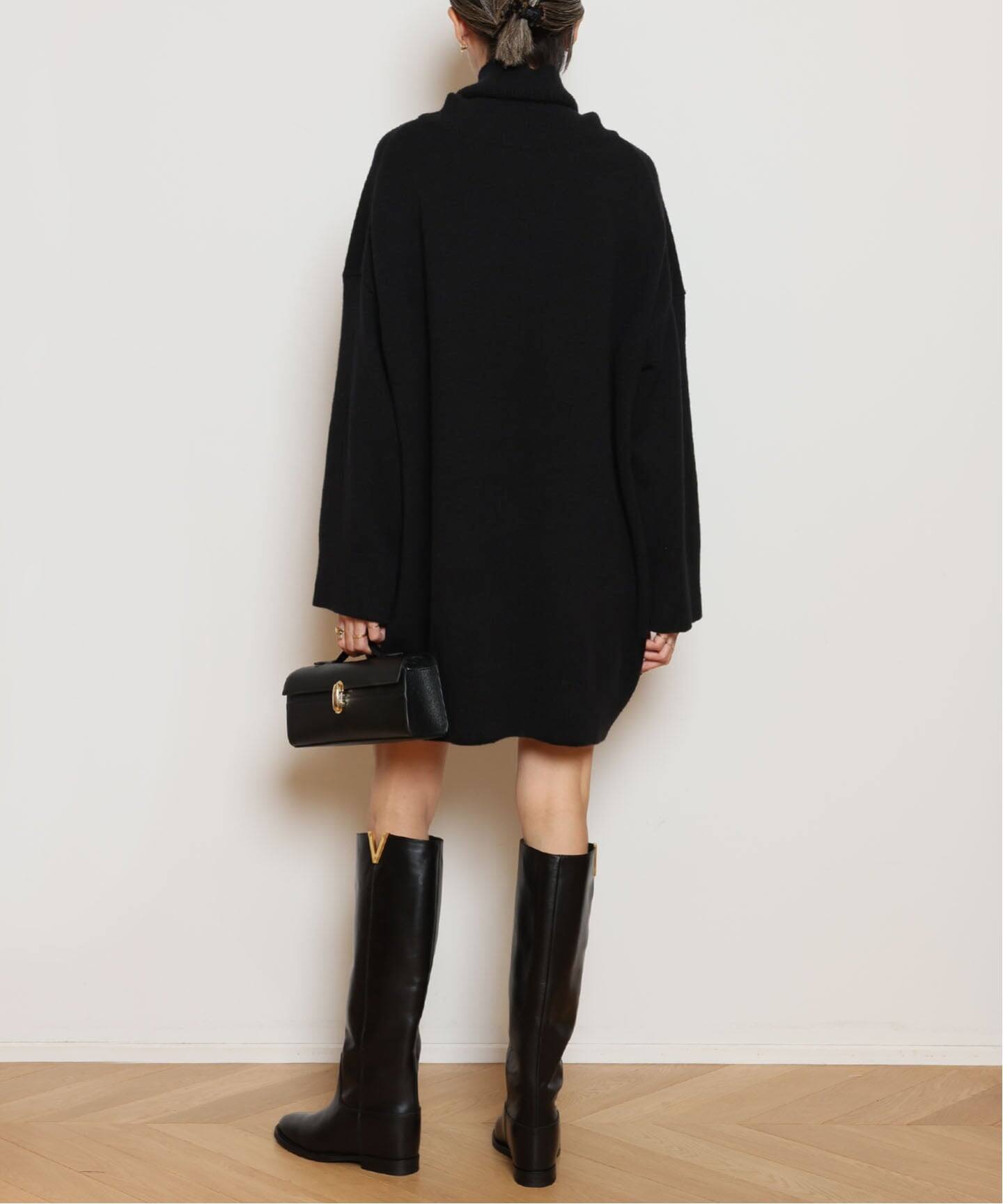 Light タートルネック ニットワンピース（ニットワンピース）｜MUSE de