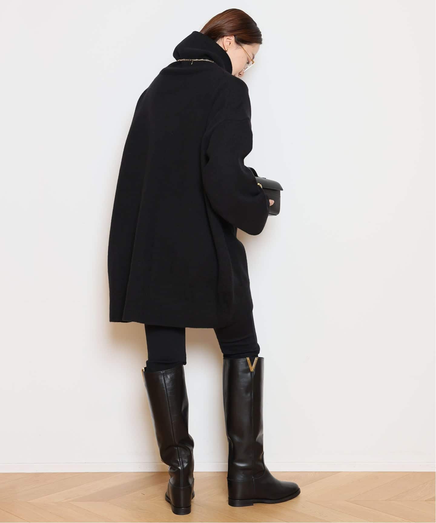 Light タートルネック ニットワンピース（ニットワンピース）｜MUSE de