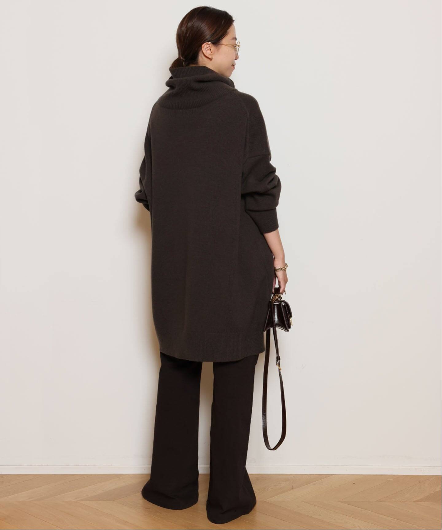 Light タートルネック ニットワンピース（ニットワンピース）｜MUSE de