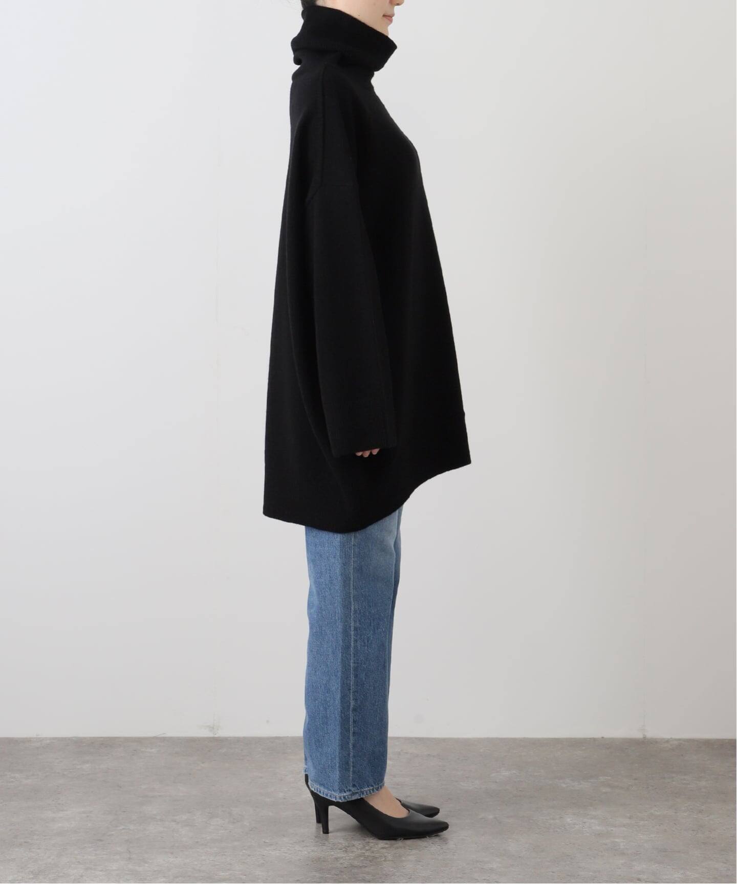 Light タートルネック ニットワンピース（ニットワンピース）｜MUSE de