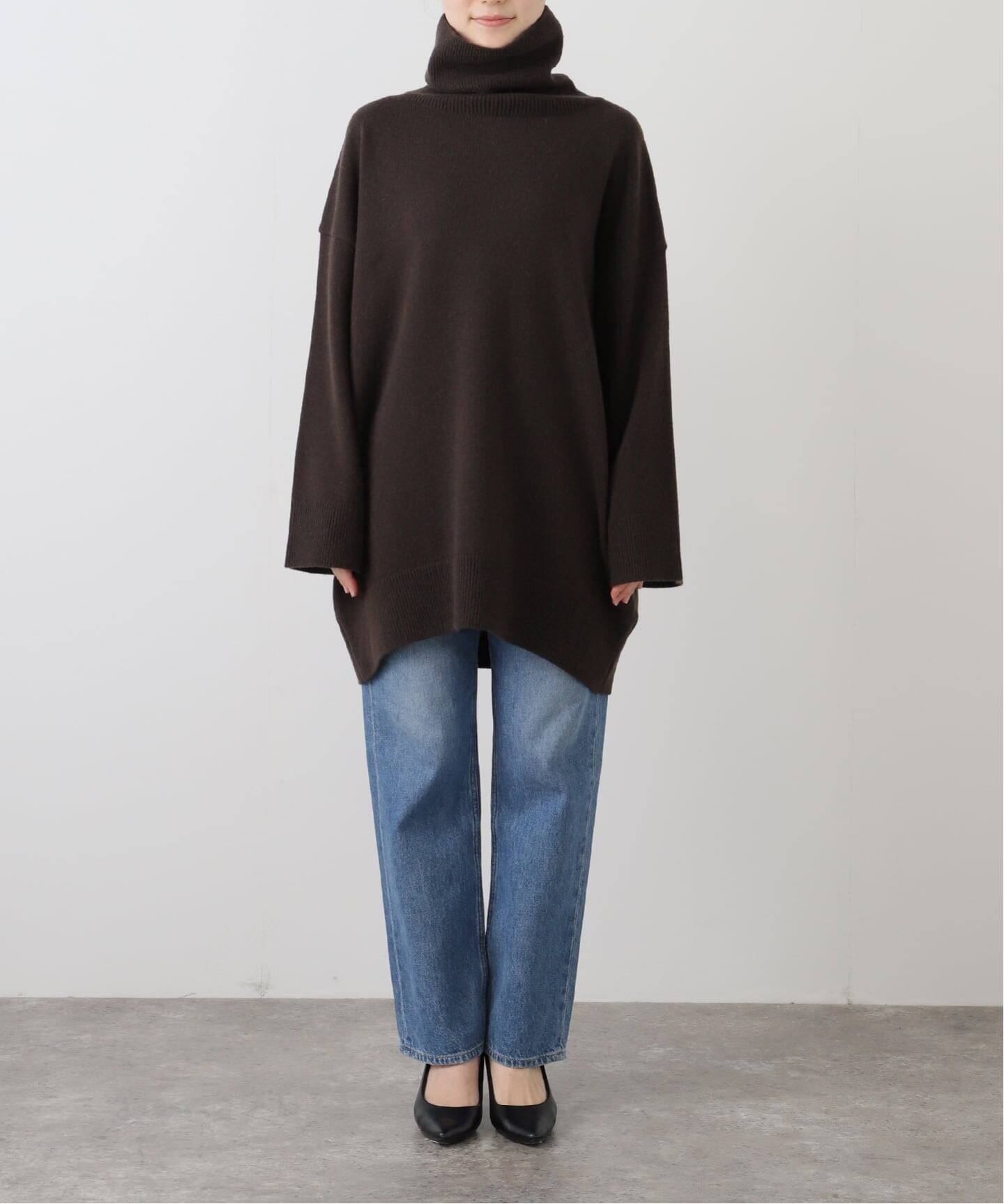 Light タートルネック ニットワンピース（ニットワンピース）｜MUSE de