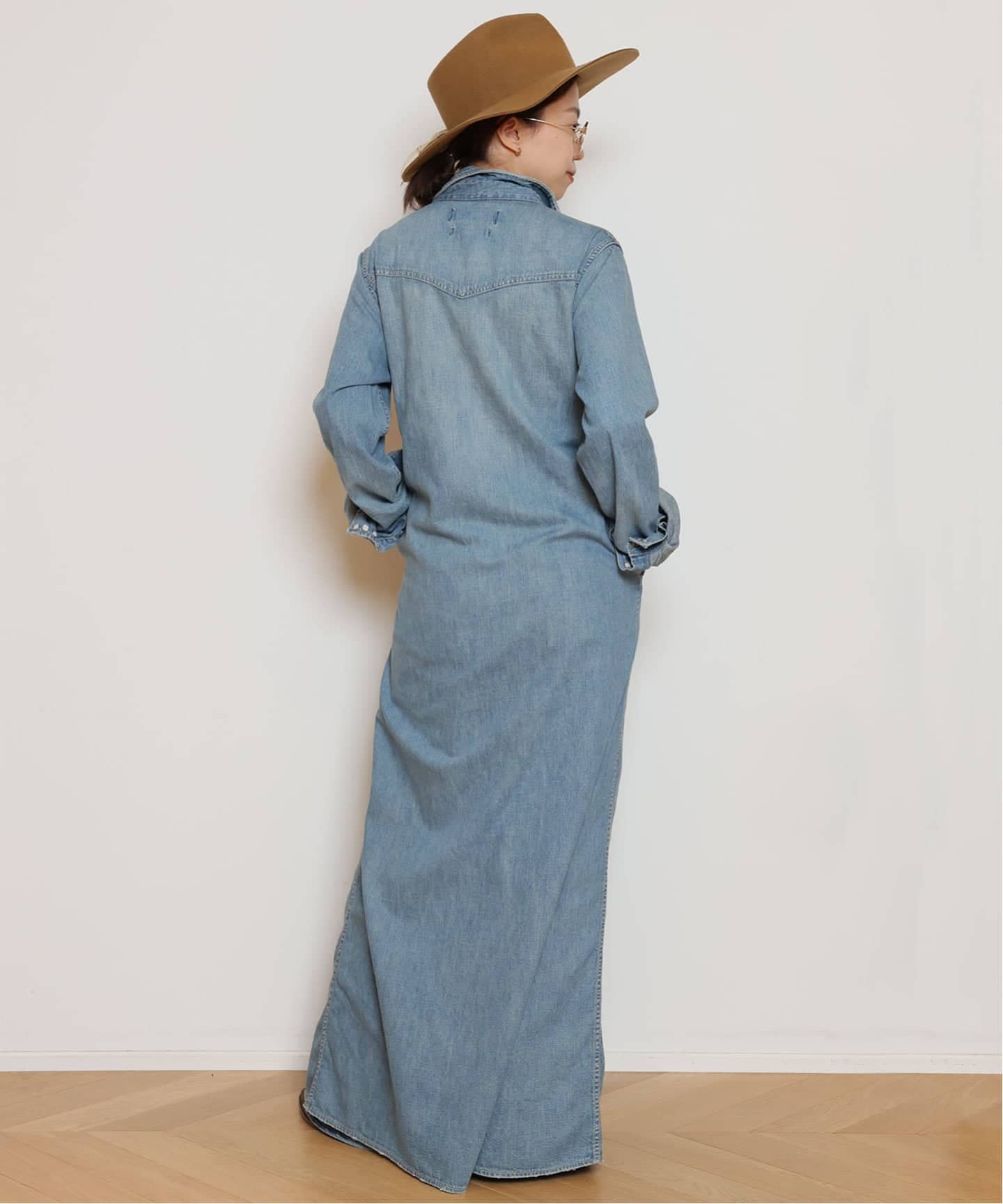REMI RELIEF/レミレリーフ　DENIM シャツドレス REMI RELIEF/レミレリーフ】DENIM シャツドレス（シャツ