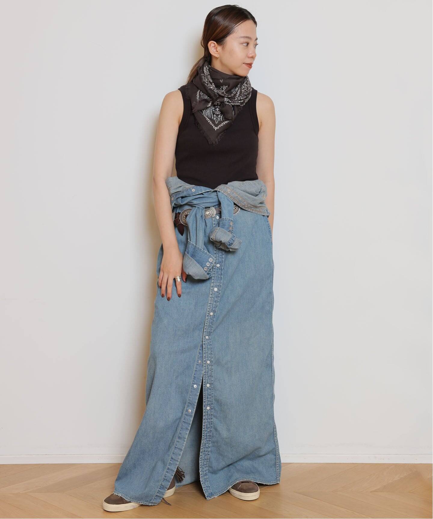 REMI RELIEF/レミレリーフ】DENIM シャツドレス（シャツ