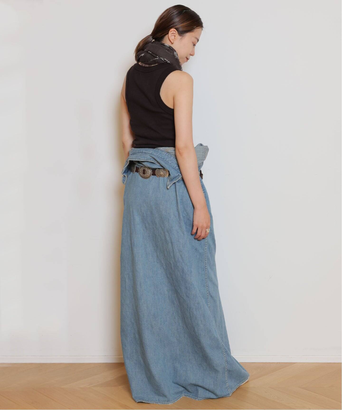 REMI RELIEF(レミレリーフ) 別注 デニムマキシワンピース レディース