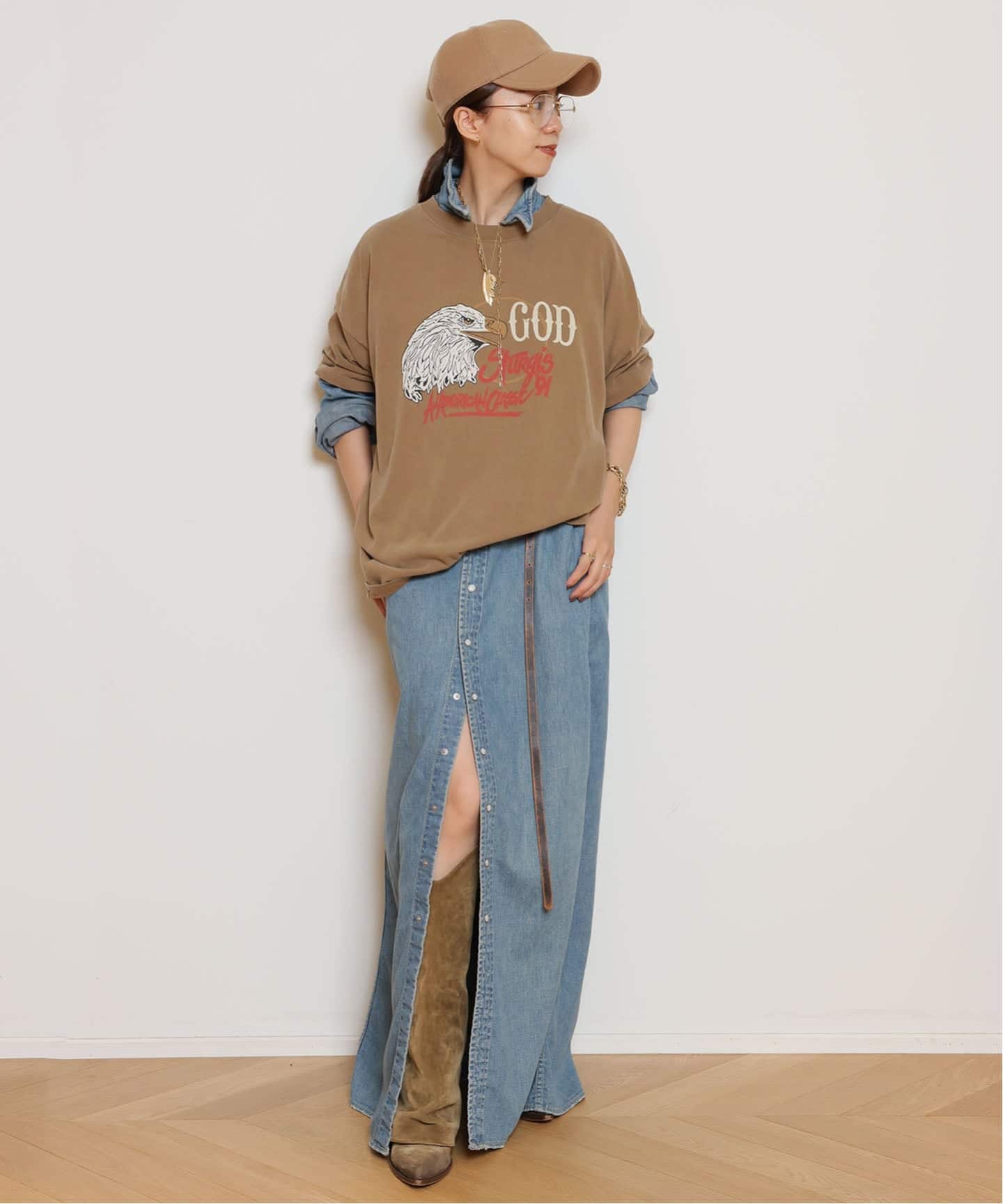REMI RELIEF/レミレリーフ】DENIM シャツドレス（シャツ