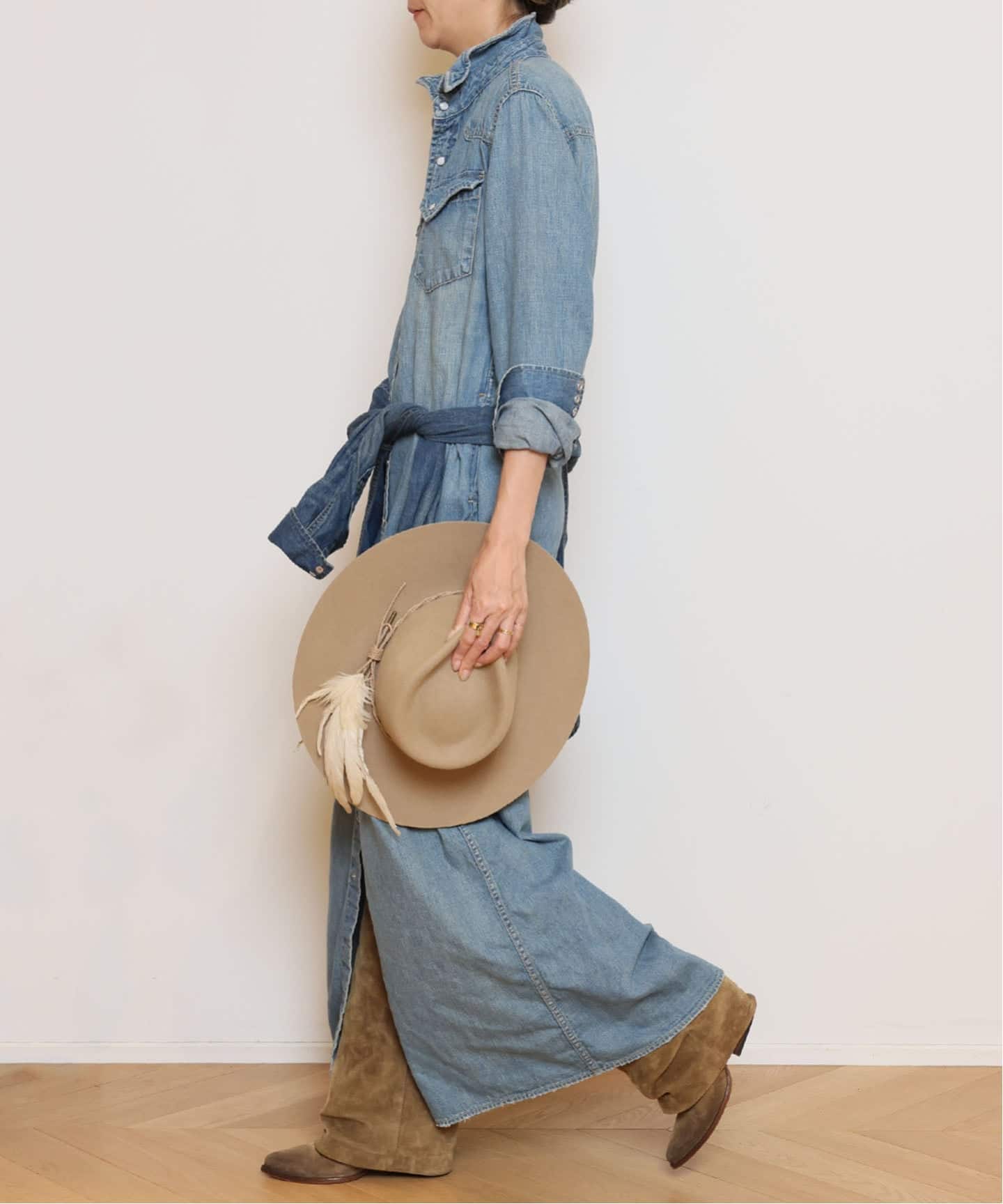 REMI RELIEF/レミレリーフ】DENIM シャツドレス（シャツ