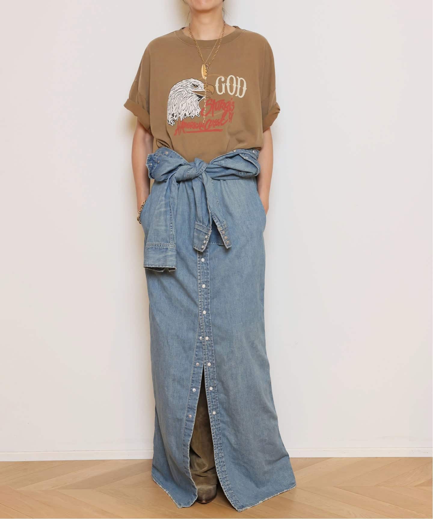 【REMI RELIEF/レミレリーフ】DENIM シャツドレス REMI RELIEF/レミレリーフ】DENIM シャツドレス（シャツ